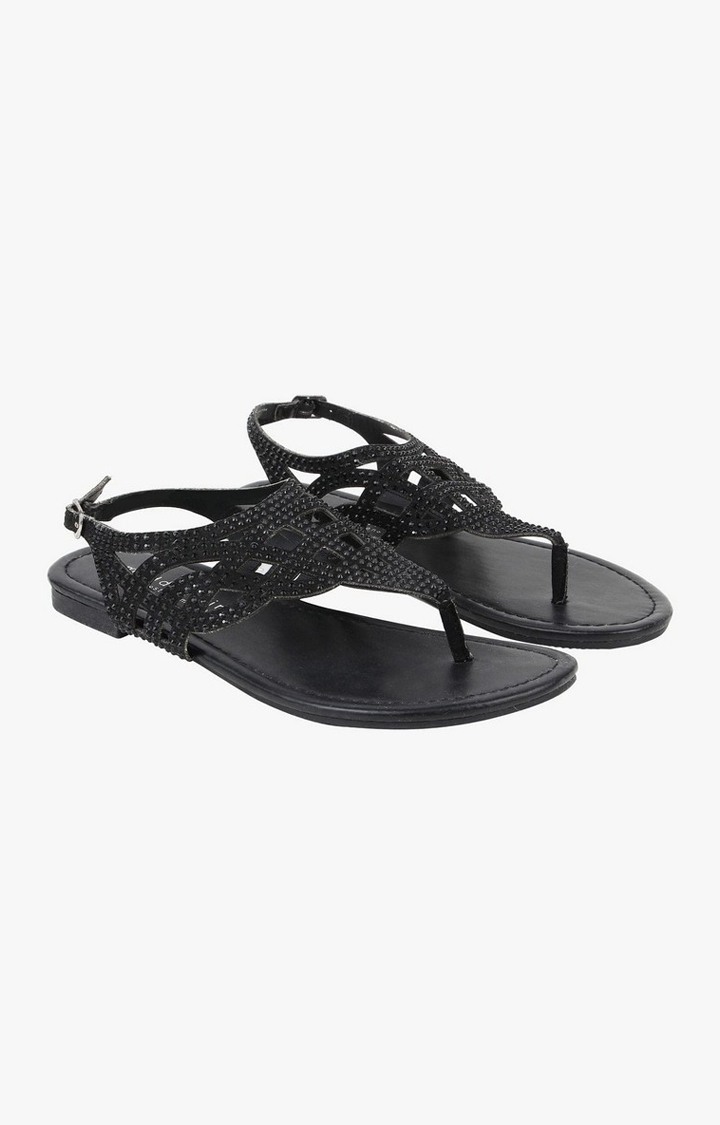 Elyss Black Flats
