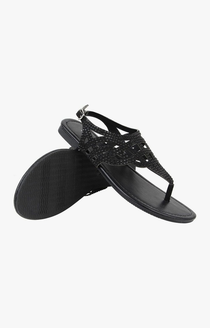Elyss Black Flats