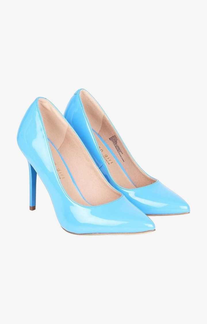Perla Blue Pumps