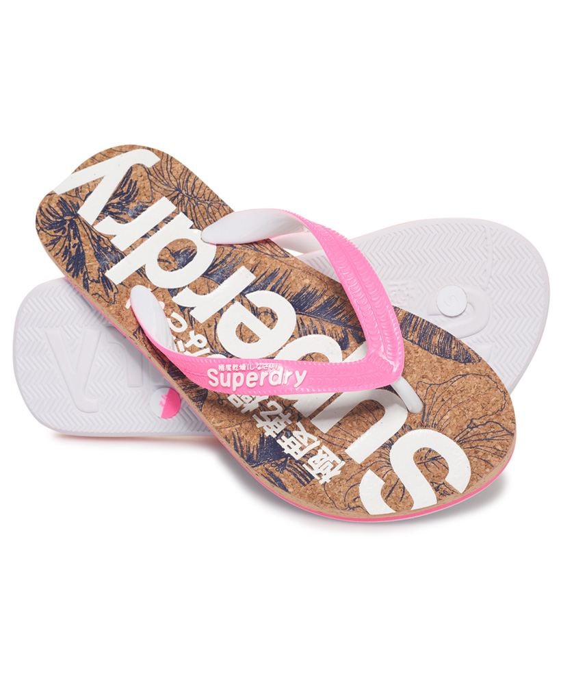 PRINTED CORK FLIP FLOP