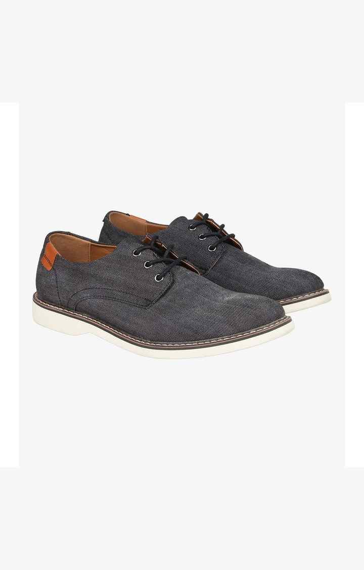M-Disit Black Tie-Ups & Dress Loafers