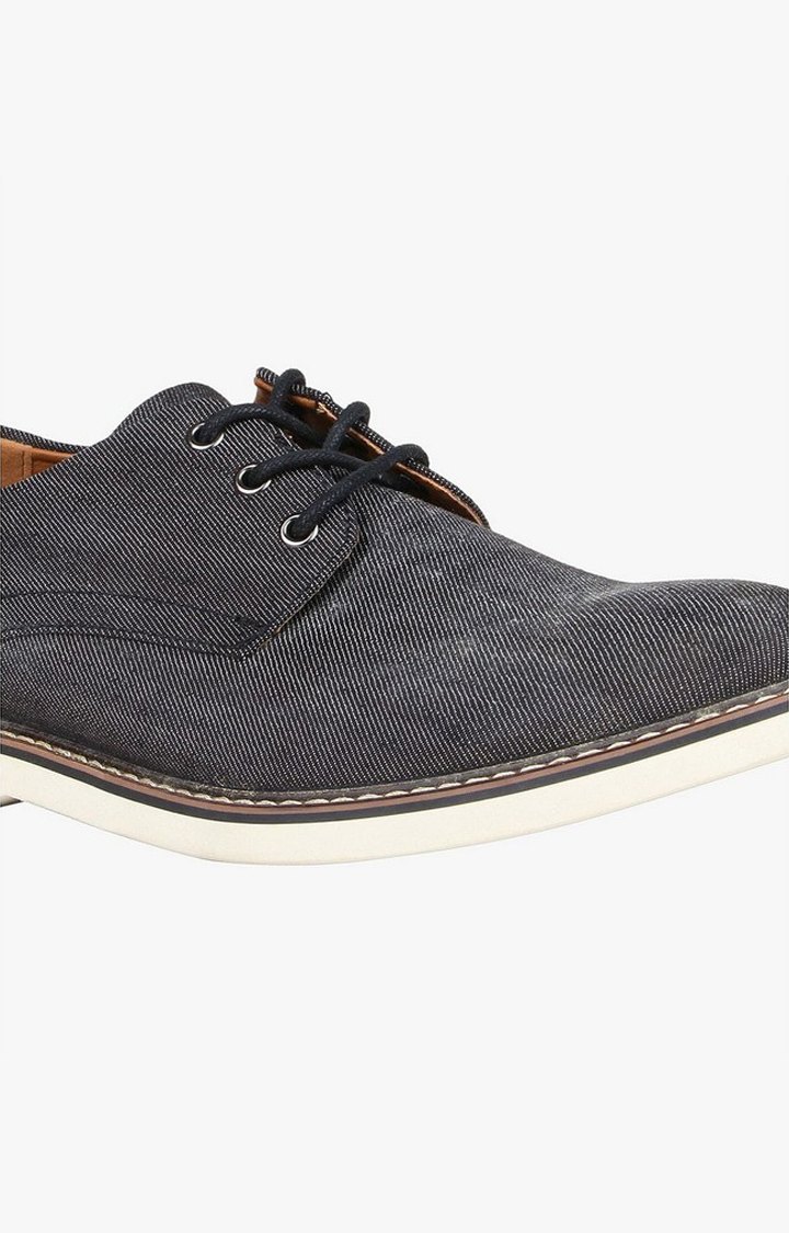 M-Disit Black Tie-Ups & Dress Loafers