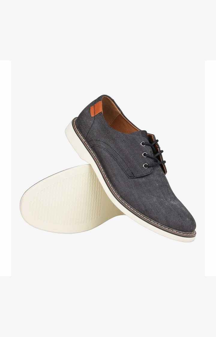 M-Disit Black Tie-Ups & Dress Loafers