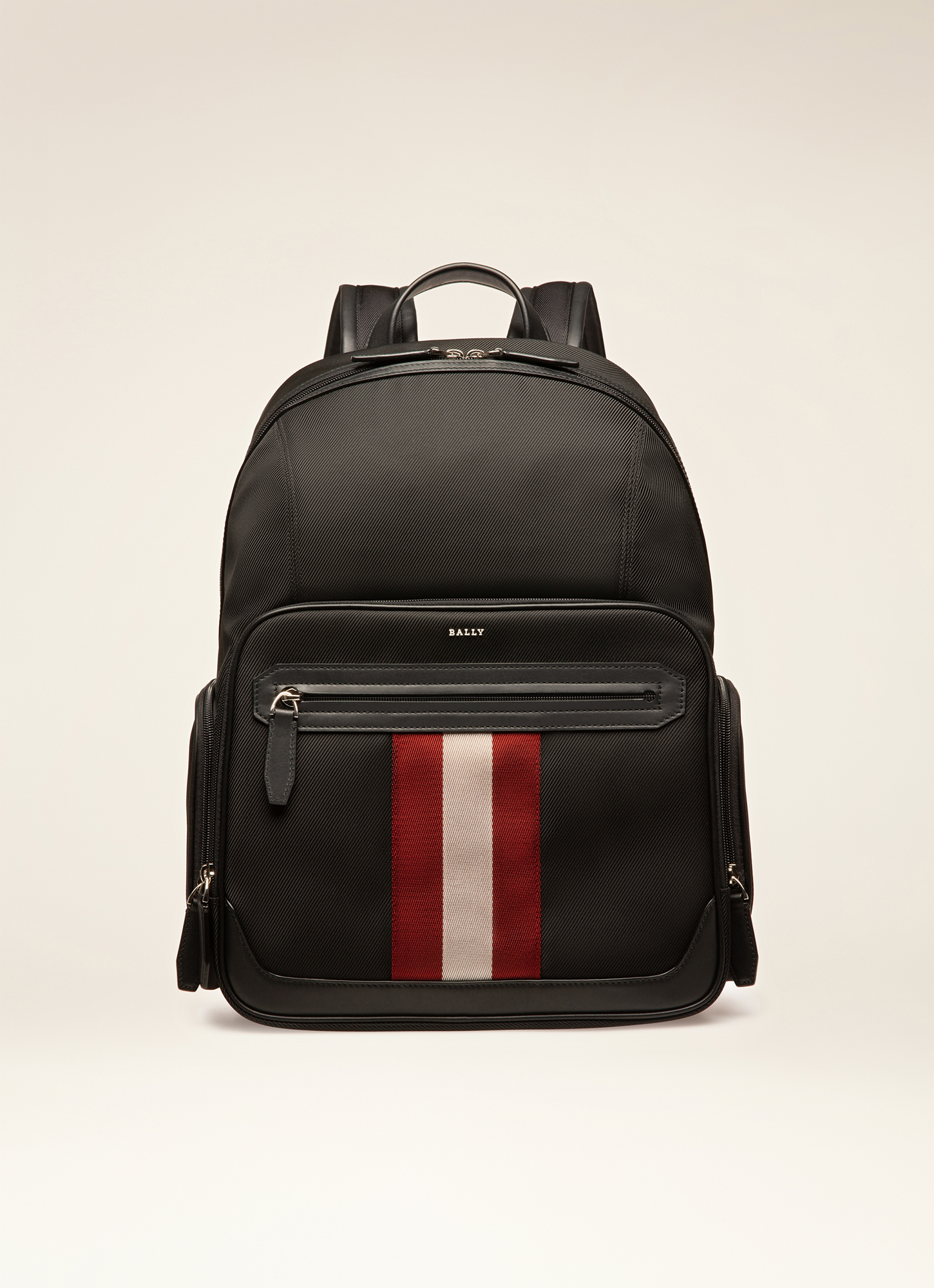 Chapmay Black Fabric Backpack