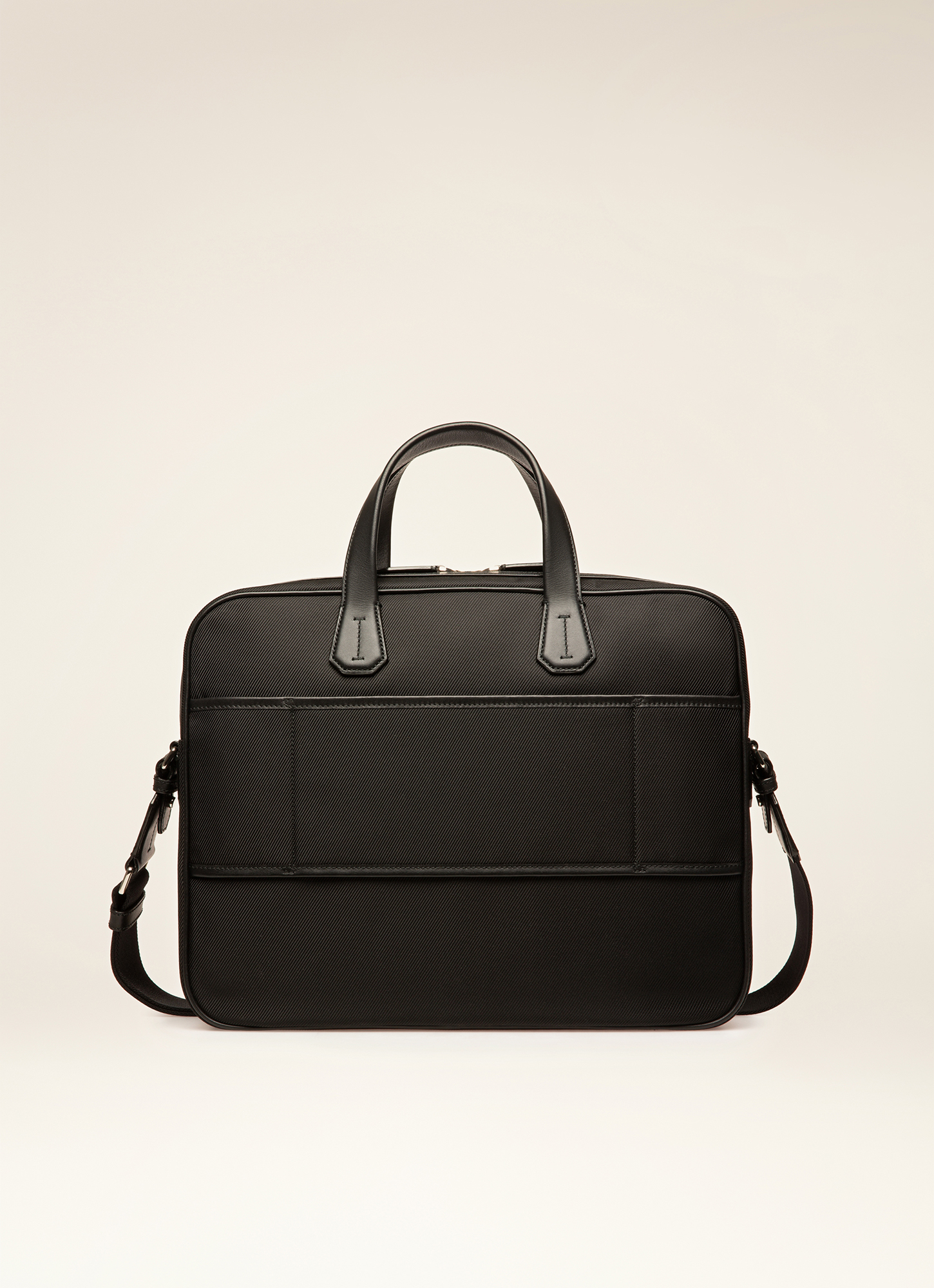 Chandos Small Techno Nylon Business Bag In Black