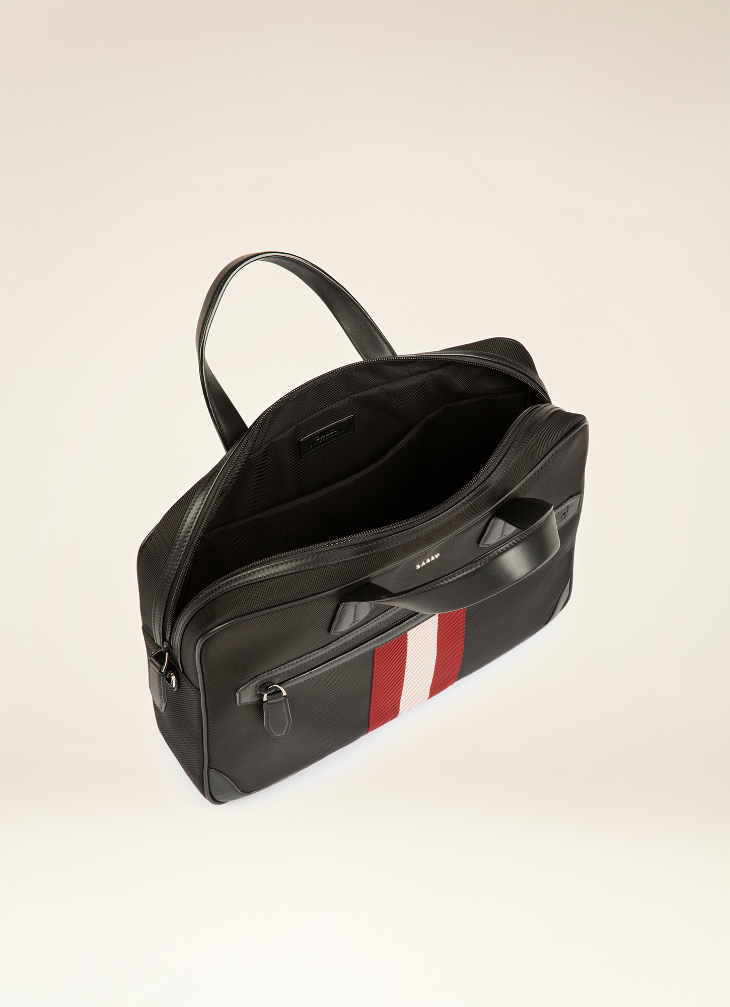 Chandos Small Techno Nylon Business Bag In Black