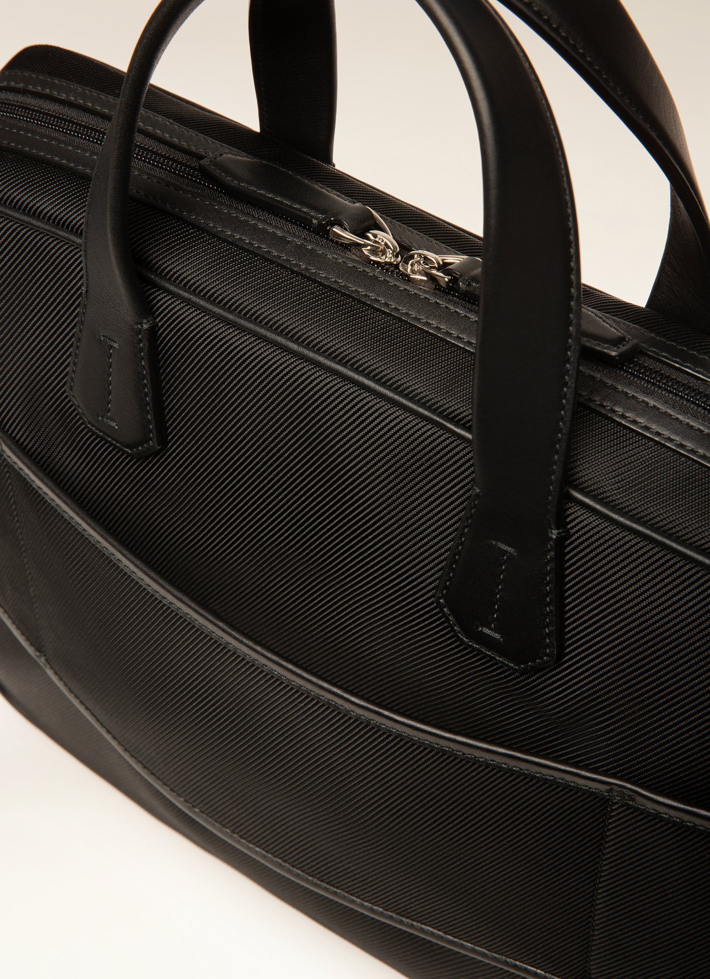 Chandos Small Techno Nylon Business Bag In Black