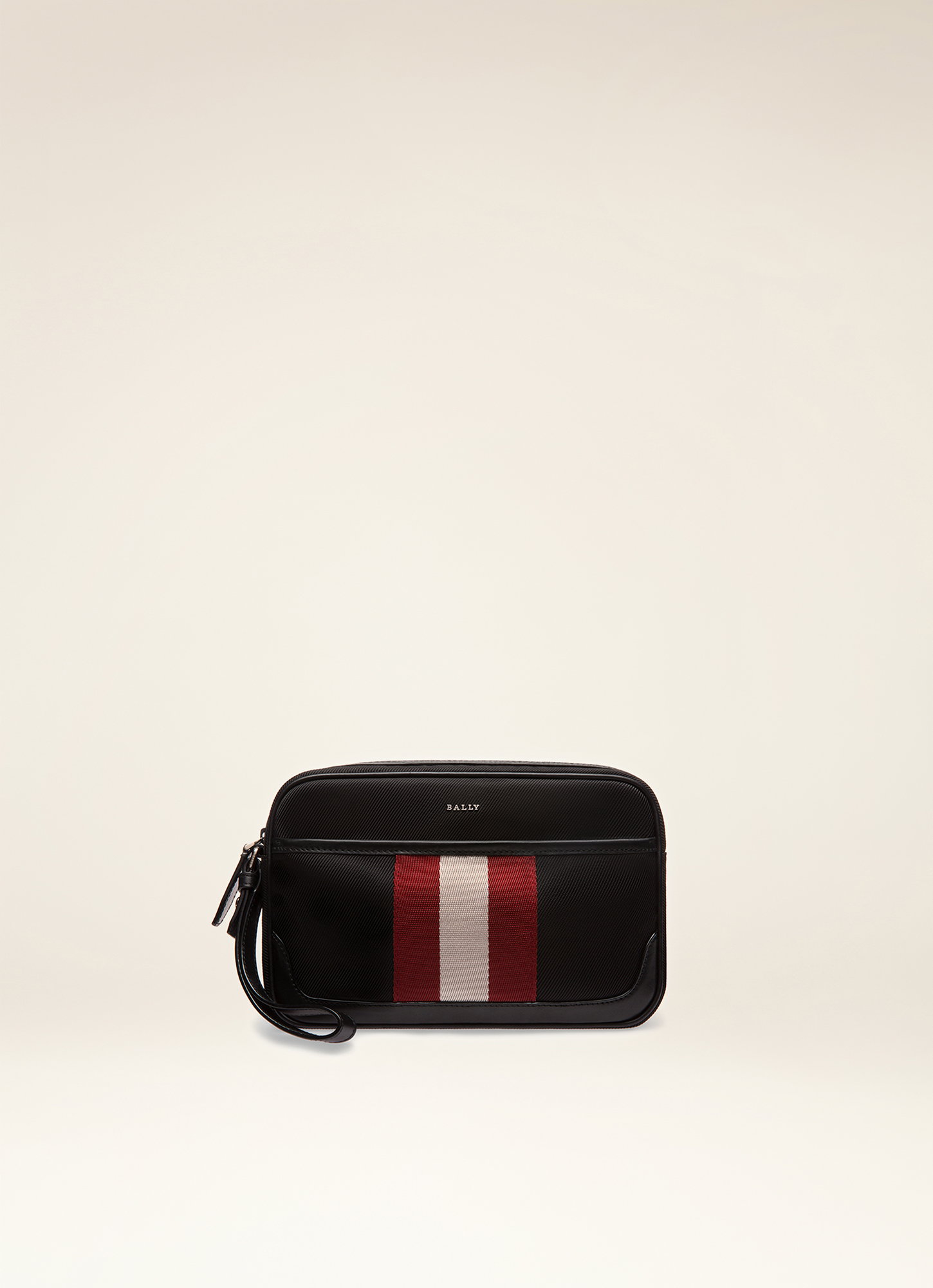 Caliros Black Fabric Clutches And Portfolio
