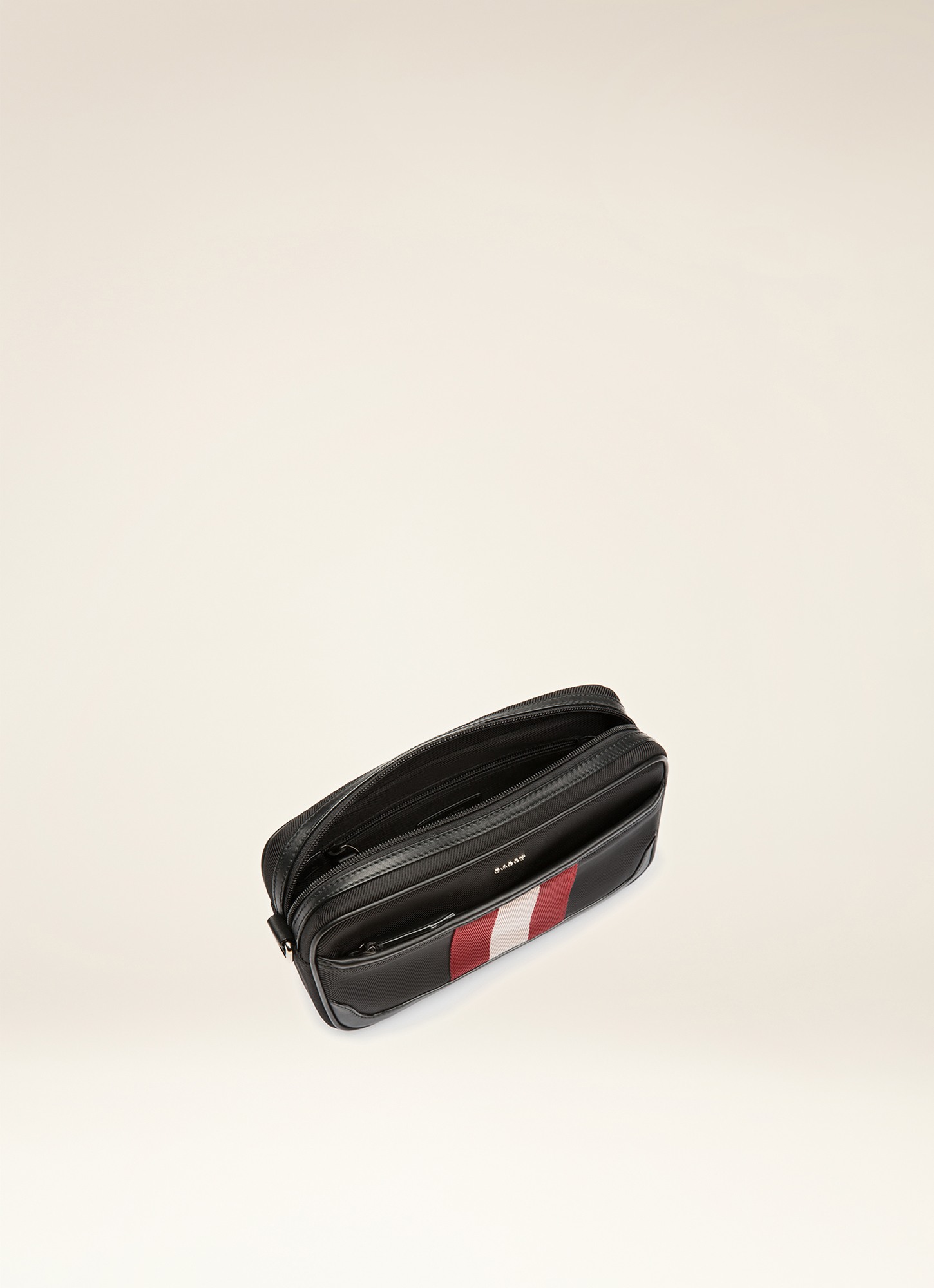 Caliros Black Fabric Clutches And Portfolio