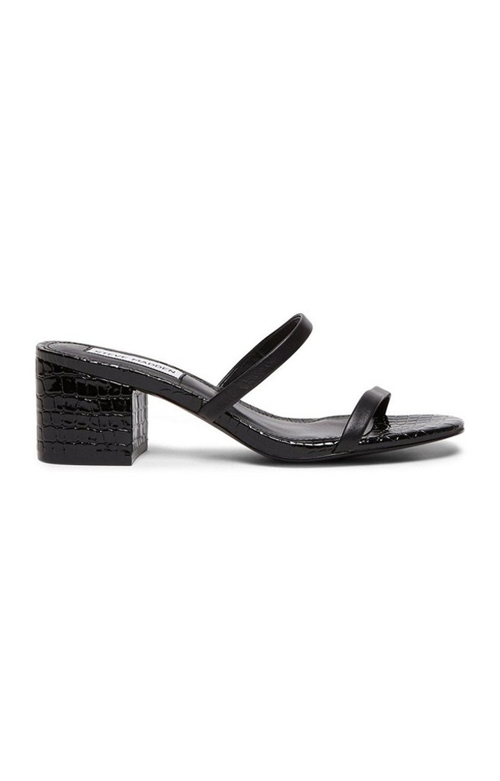 Issy Black Heel Sandals