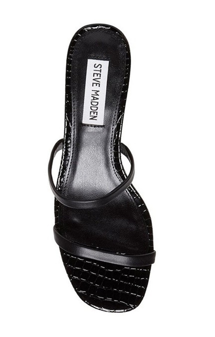 Issy Black Heel Sandals