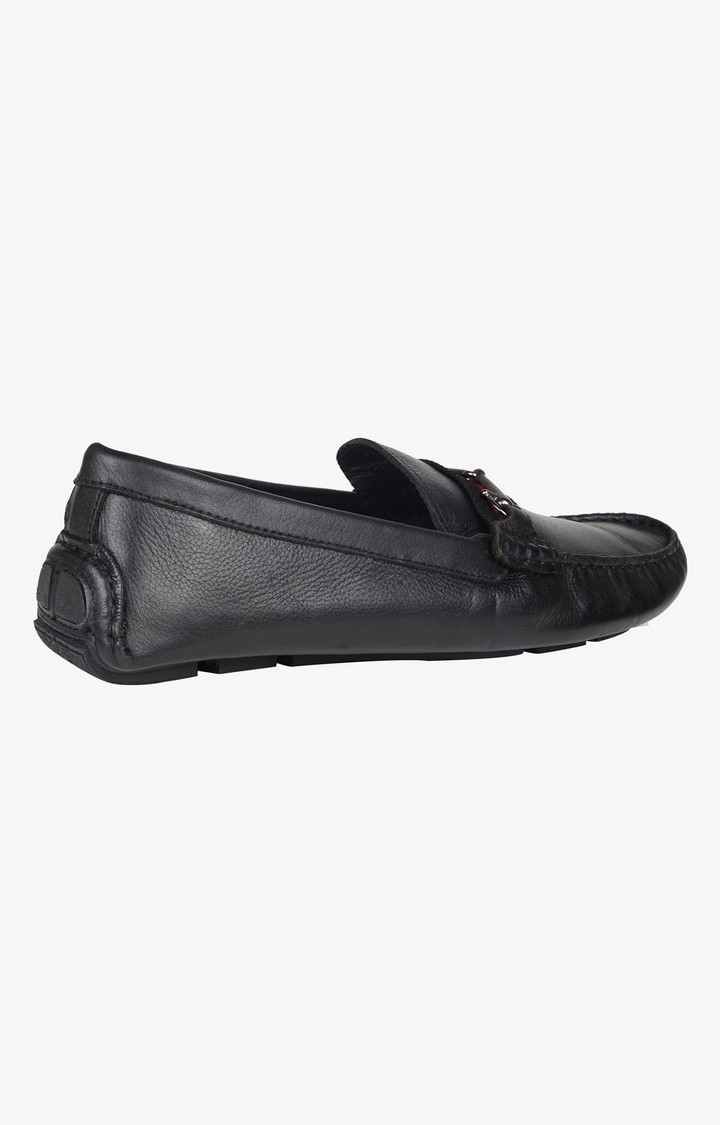 Roar Black Driver Loafers