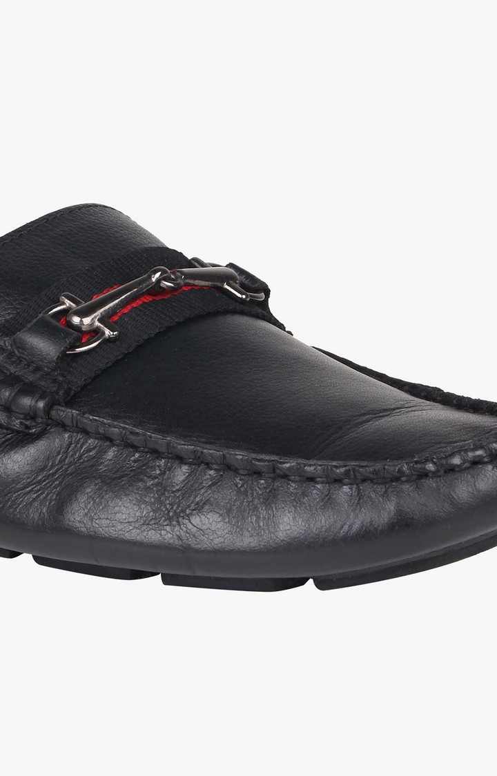 Roar Black Driver Loafers