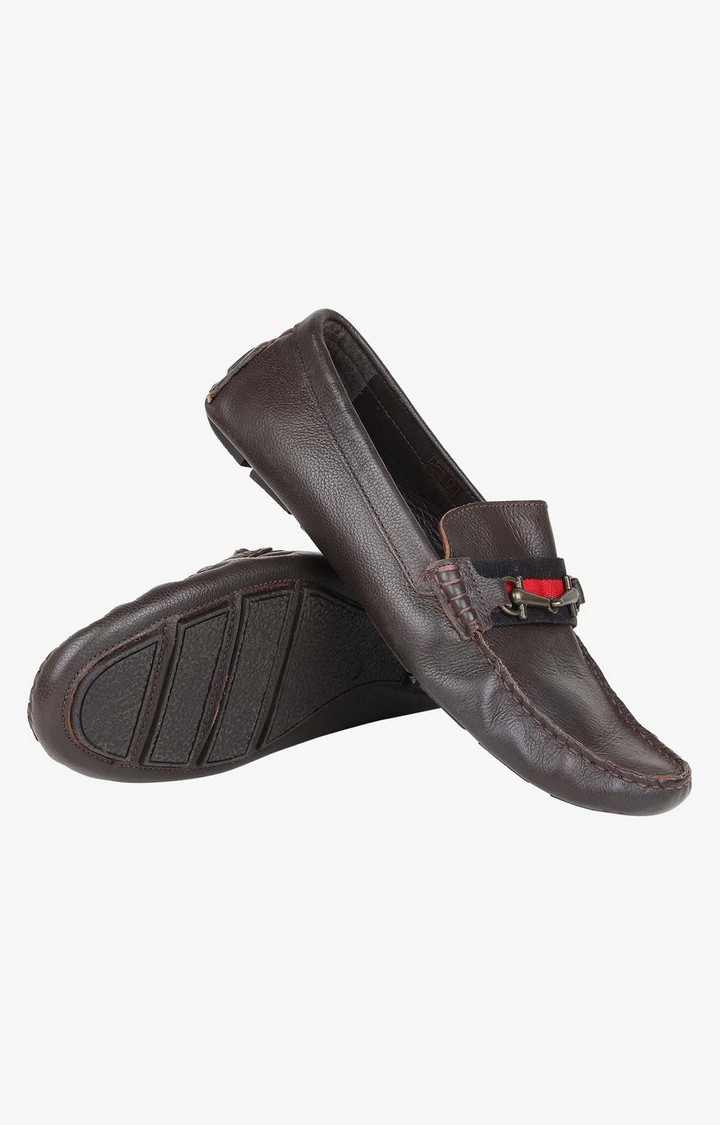 Roar Brown Driver Loafers
