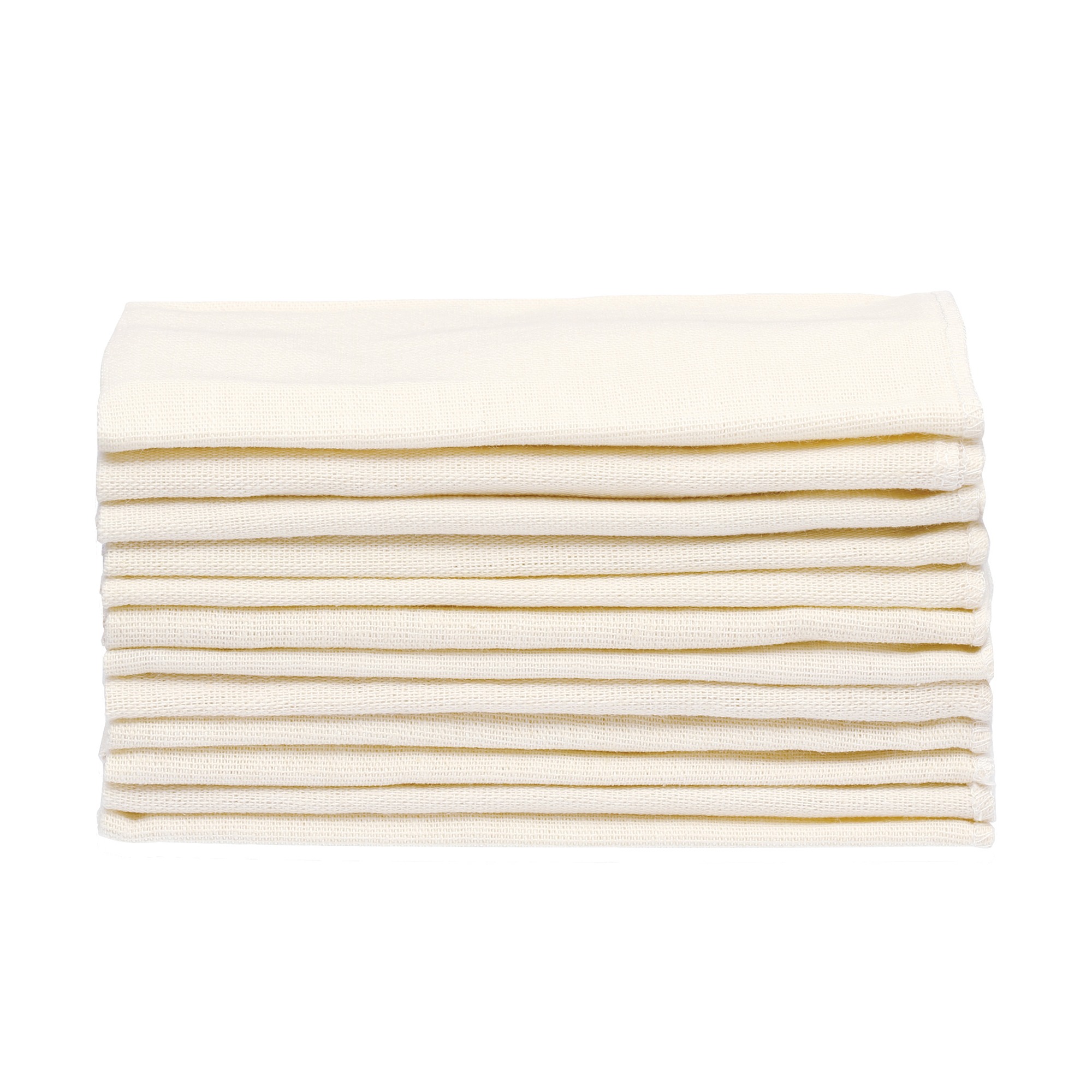 RECYCLED COTTON KITCHEN CLOTH / 12 PIECES