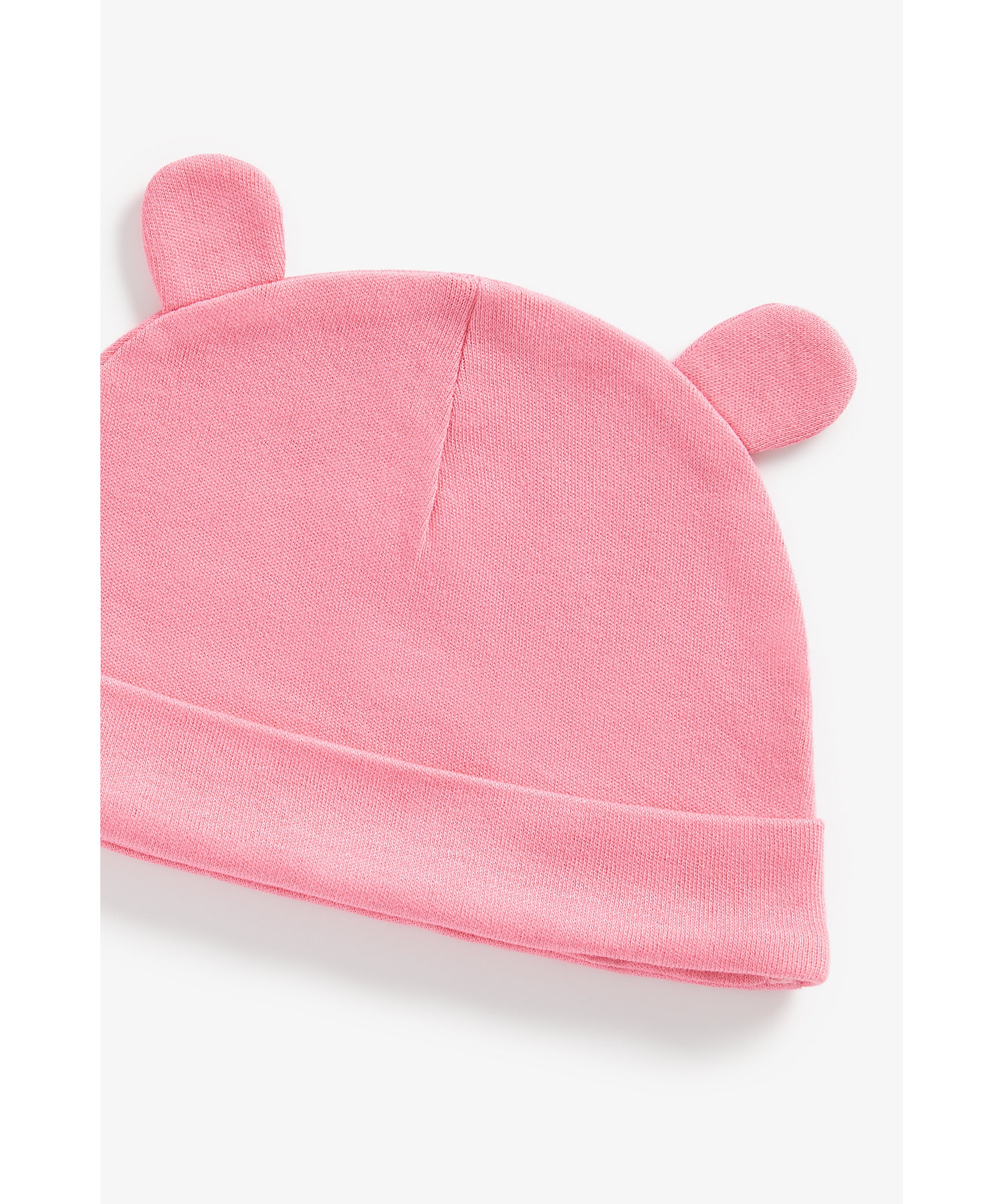 Mothercare | Girls Beanie 3D Ear Detail-Pack of 2-Multicolor 1