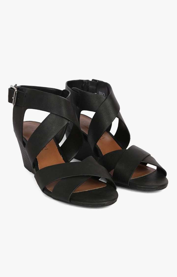 Harry Black Wedges