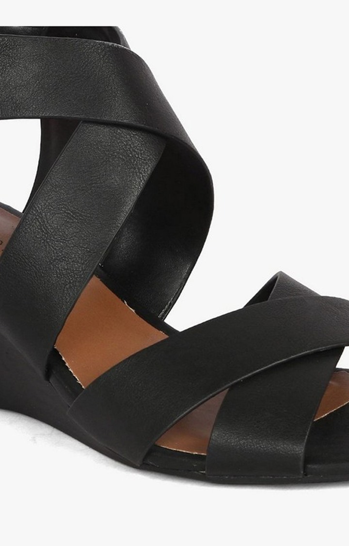 Harry Black Wedges