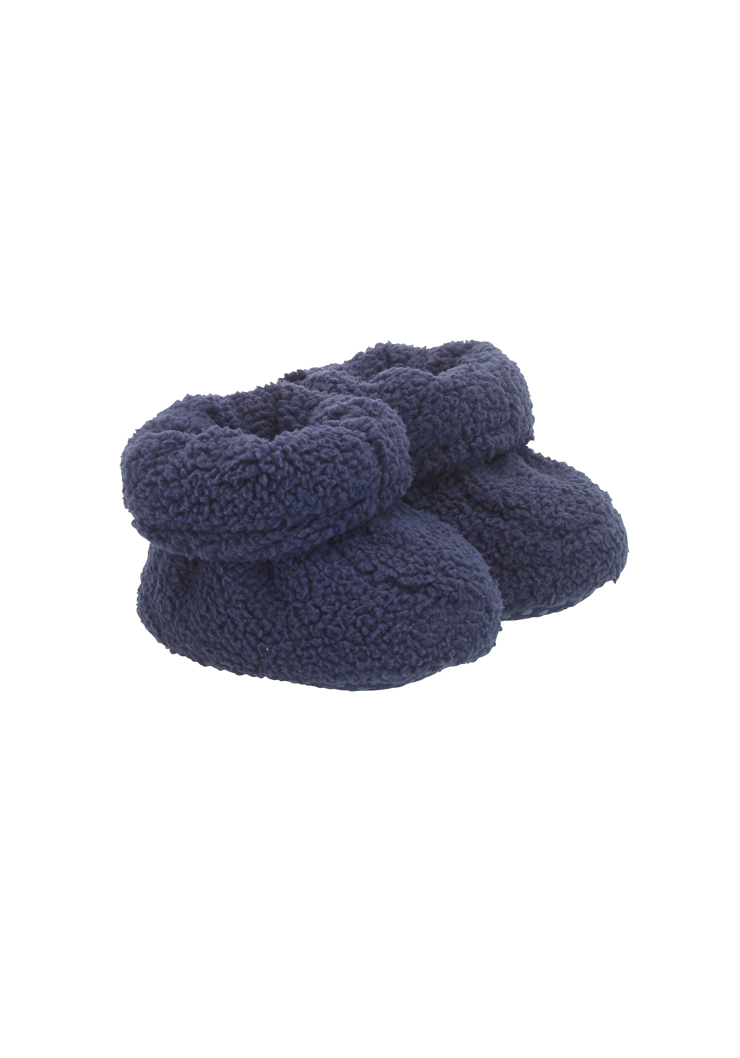 Mothercare | Boys Fluffy Booties - Navy 0