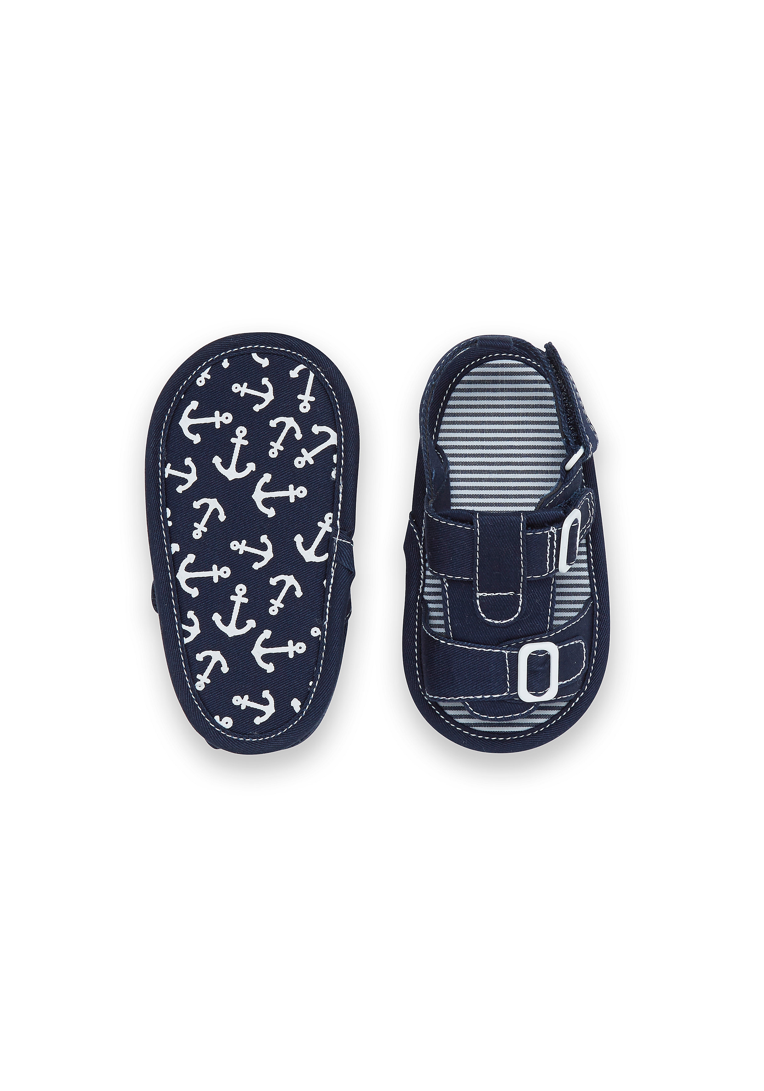 Mothercare | Boys Smart Buckle Sandals - Navy 2
