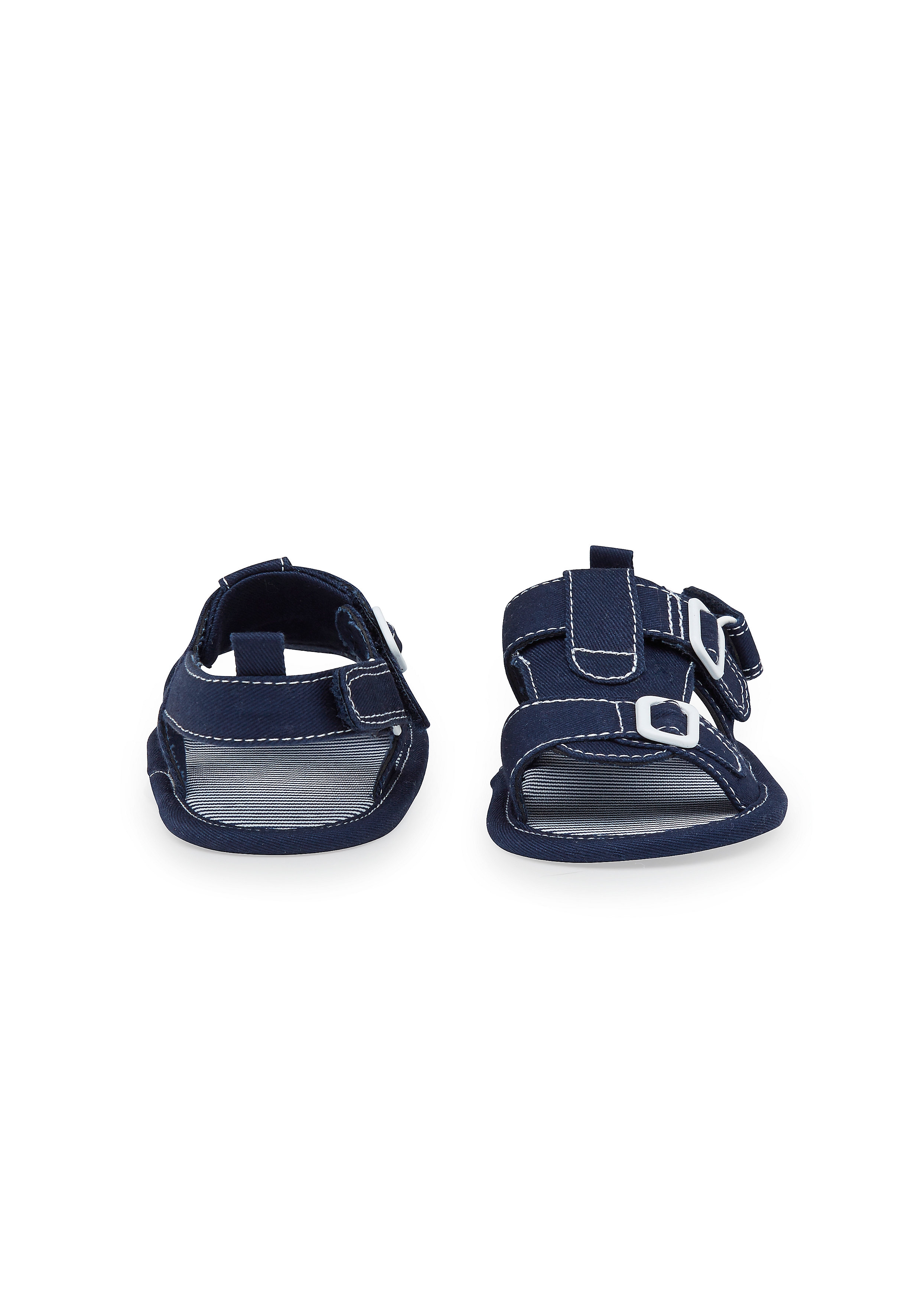 Mothercare | Boys Smart Buckle Sandals - Navy 1