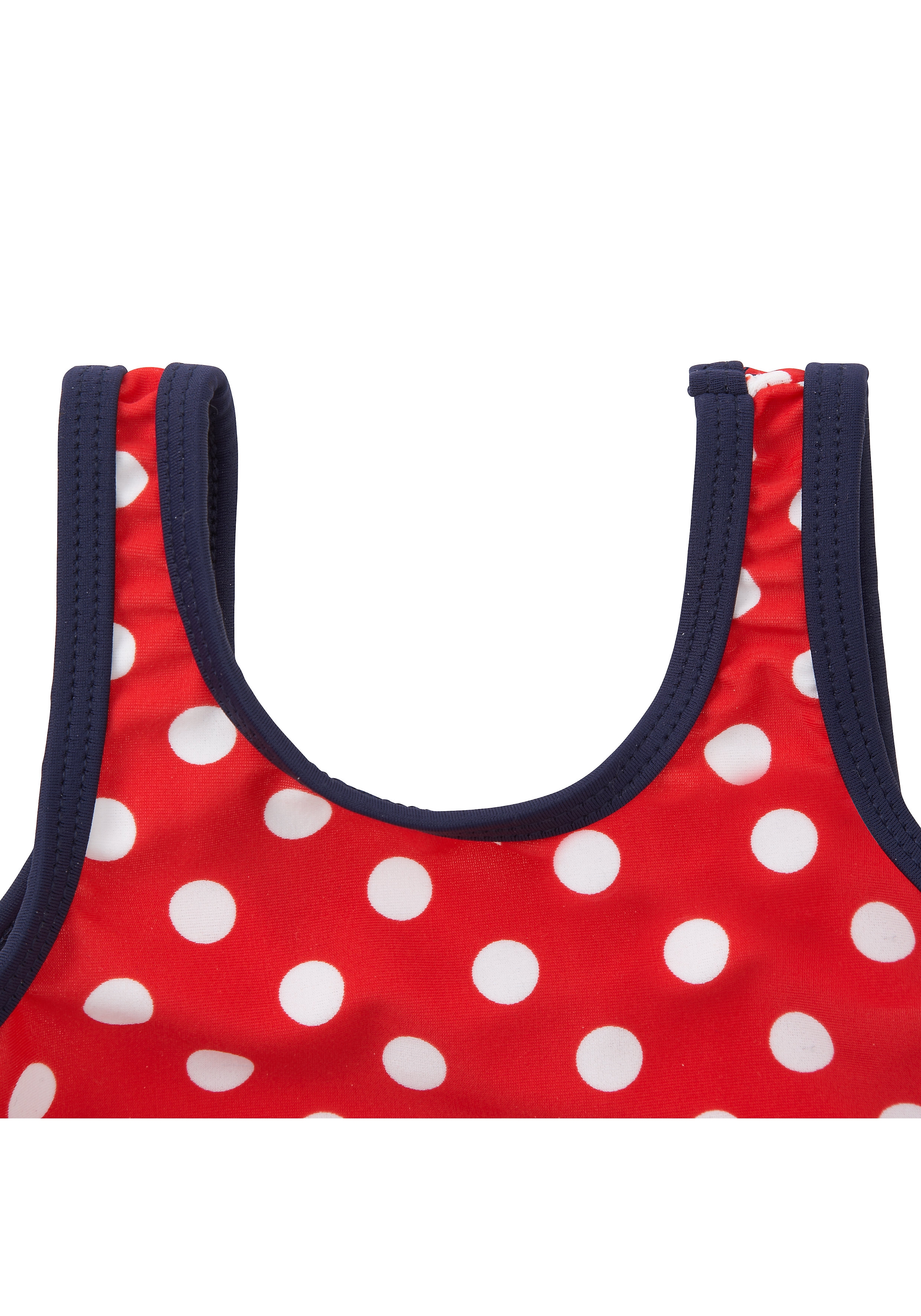 Mothercare | Girls Sleeveless Swimsuit Polka Dot Print - Red 3