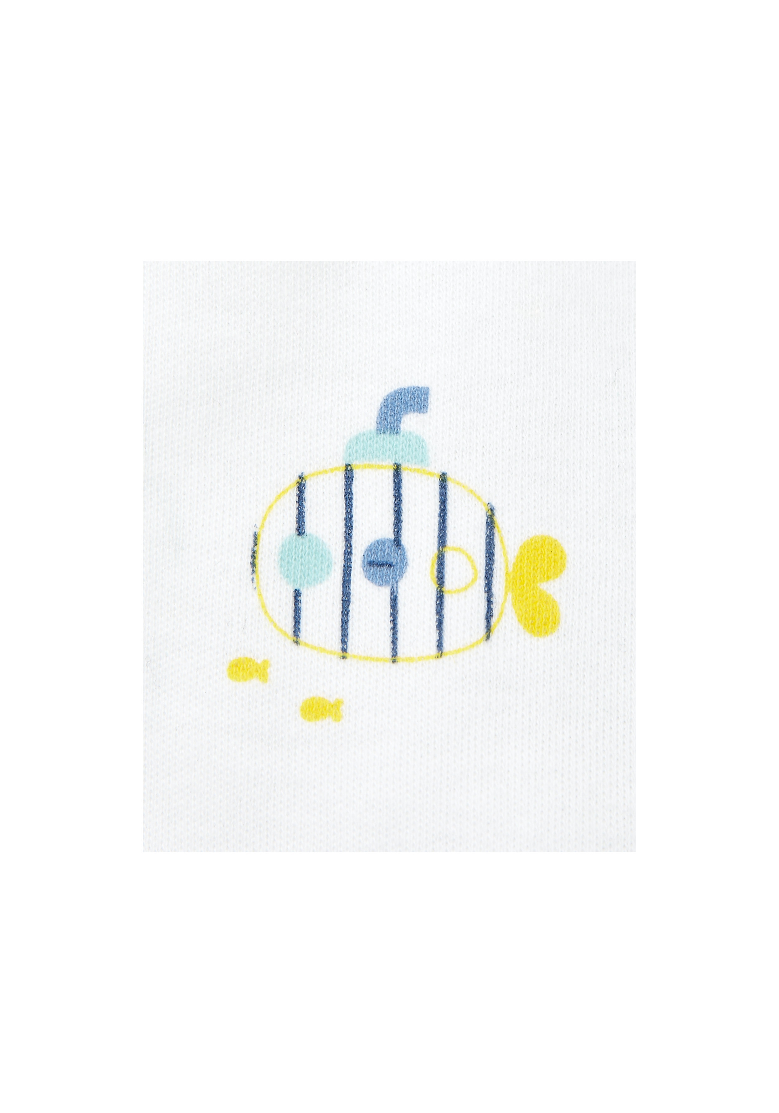 Mothercare | Multicolor Boys Submarine And Fish Bodysuits- Pack Of 3 2