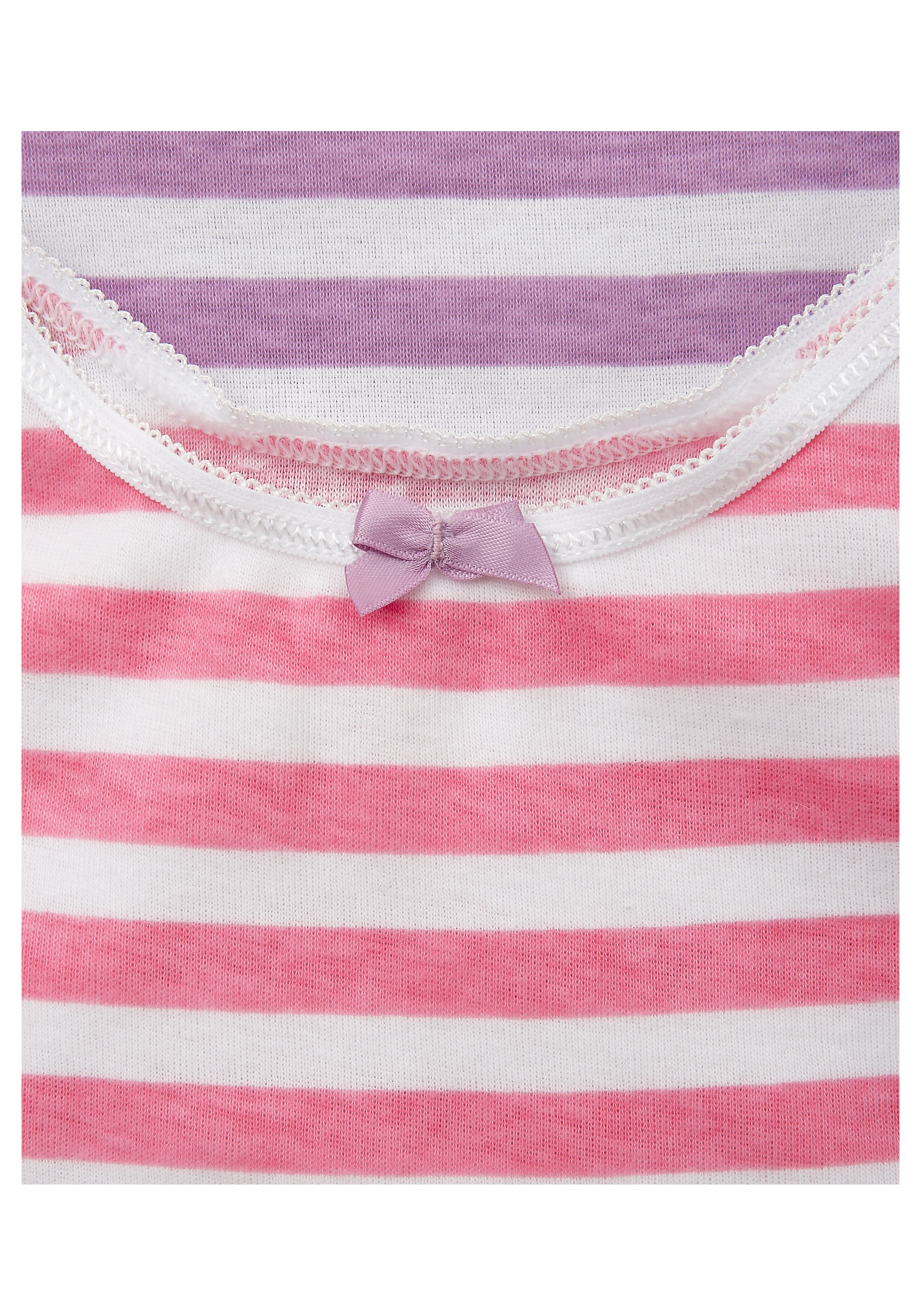 Mothercare | Girls Stripe Cami Vests -Pack Of 2 - White 2