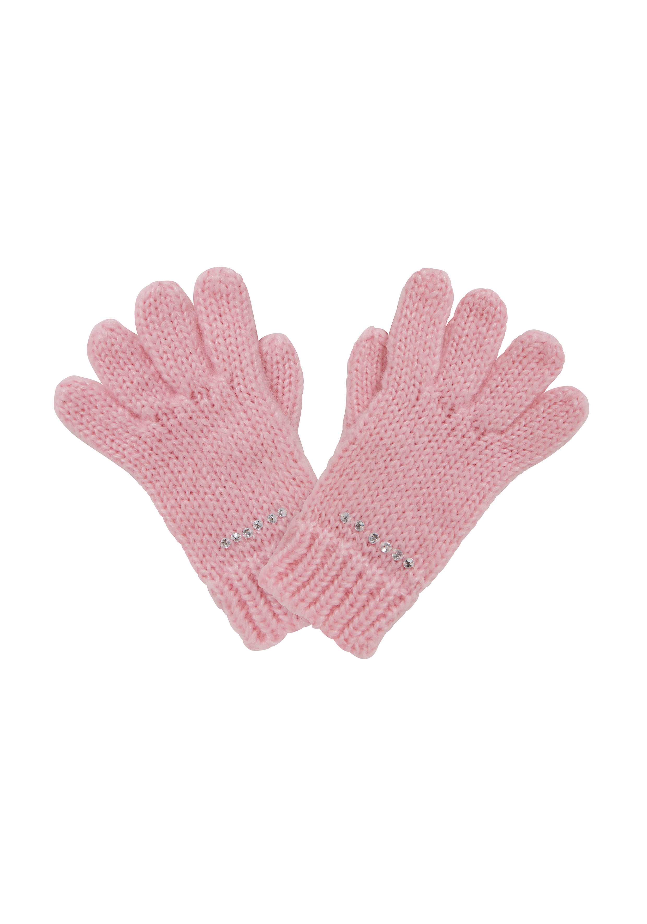 Mothercare | Girls Gloves Embellished - Pink 0
