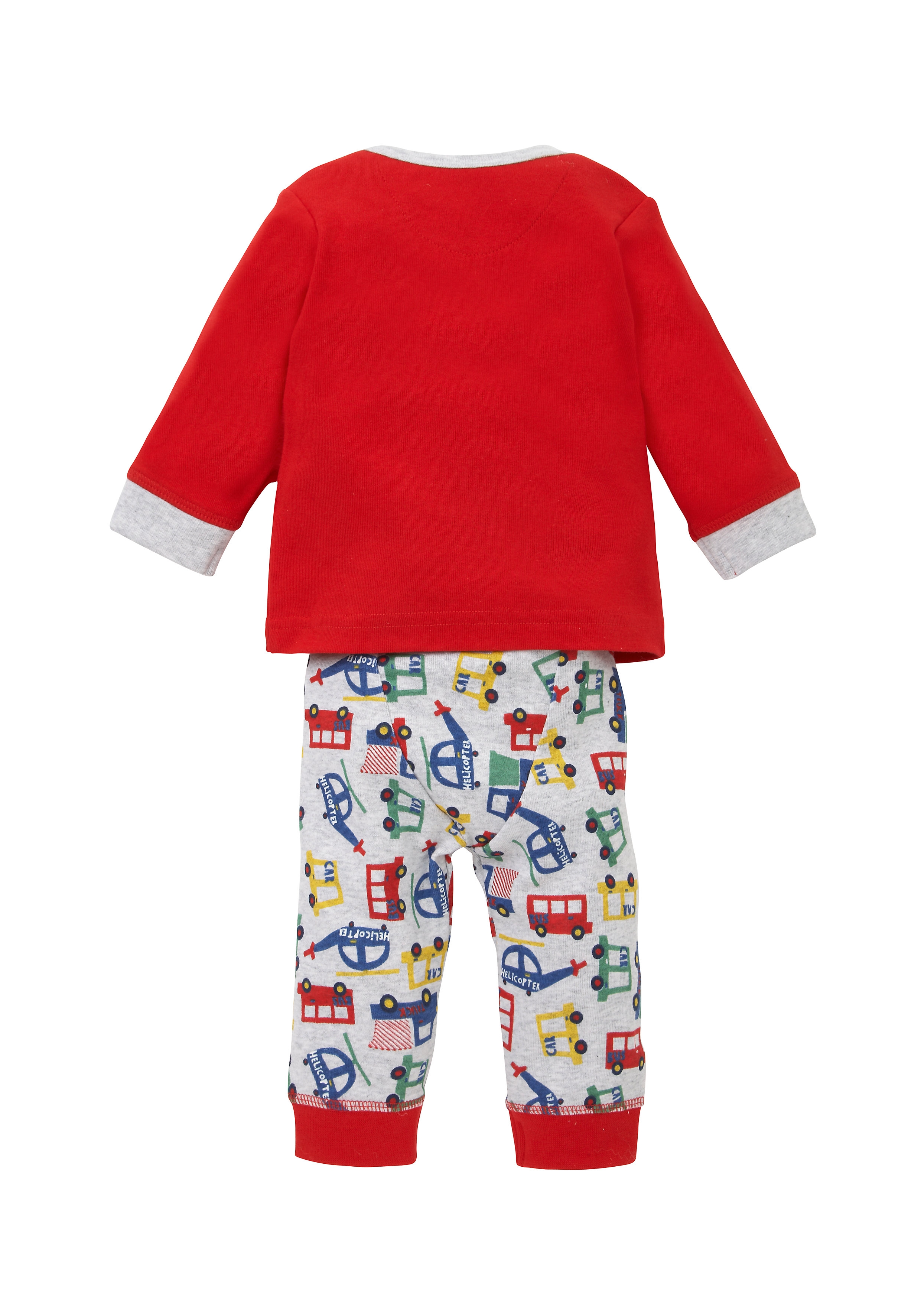 Mothercare | Boys Full Sleeves Pyjama Sets - Red 1