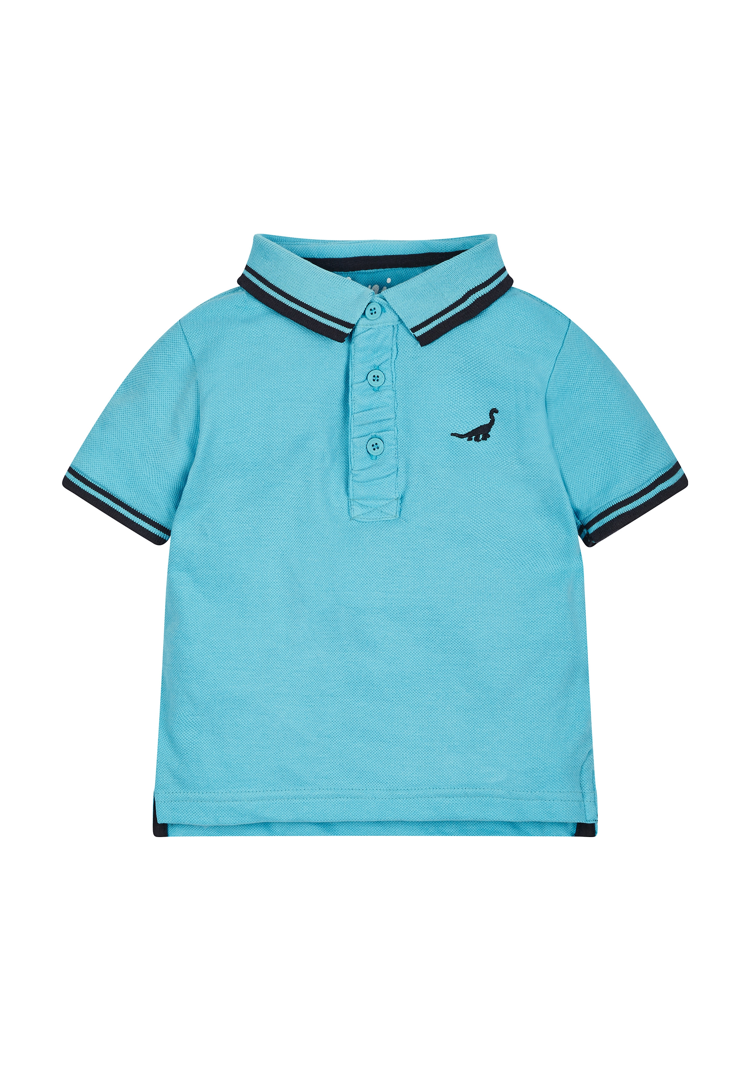 Mothercare | Boys Turquoise Dinosaur Polo Shirt 0