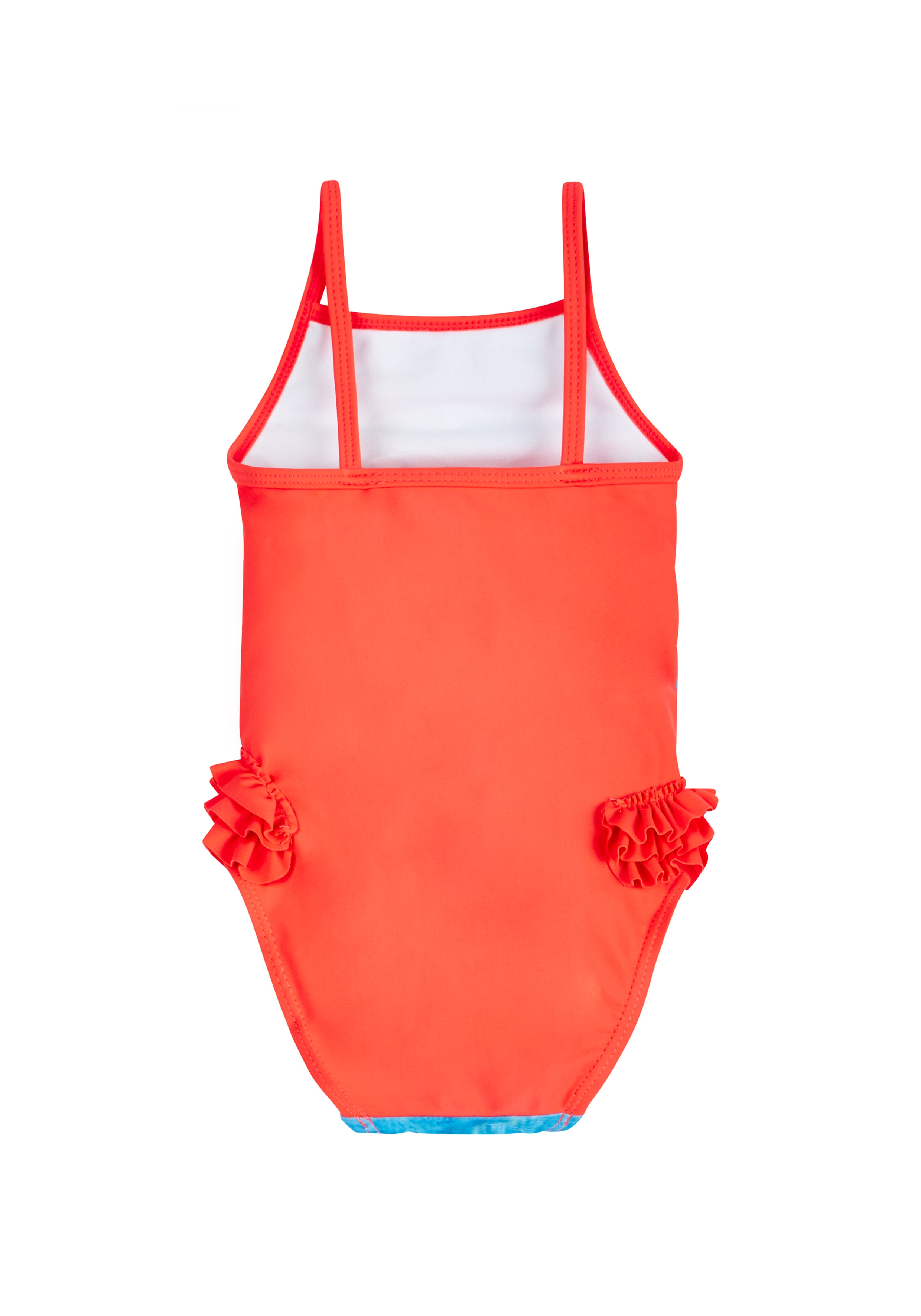Mothercare | Red Blue Girls Tropical Flamingo Swimsuit 1