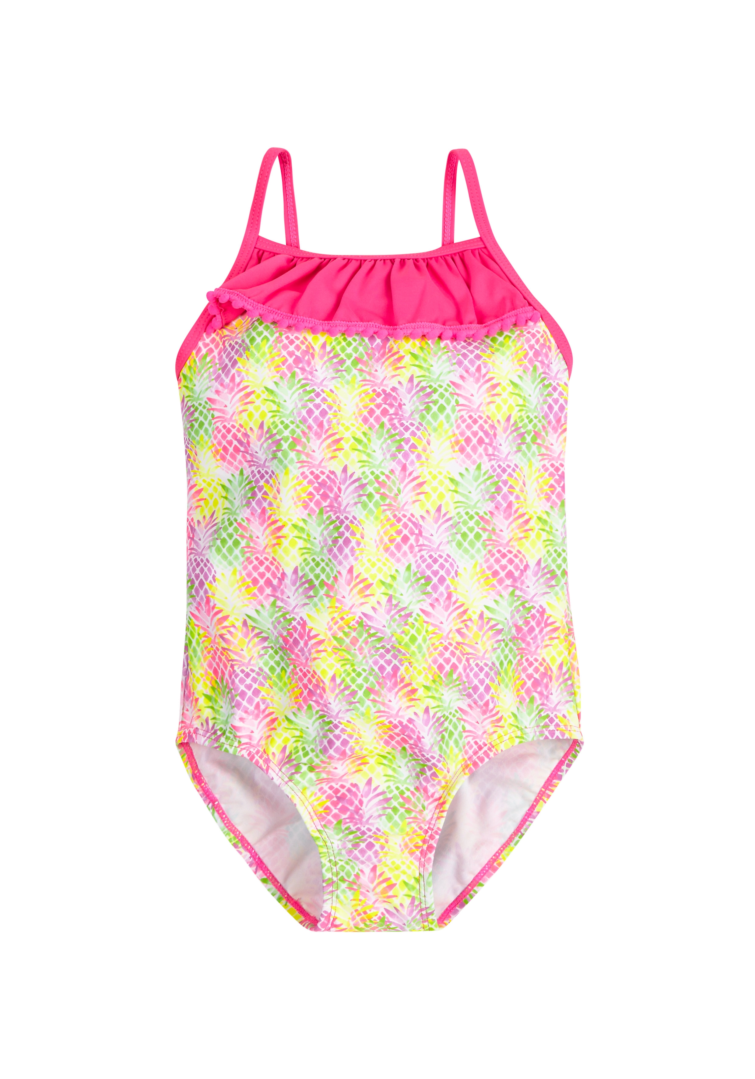 Mothercare | Multicolor Girls Pineapple Swimsuit 0