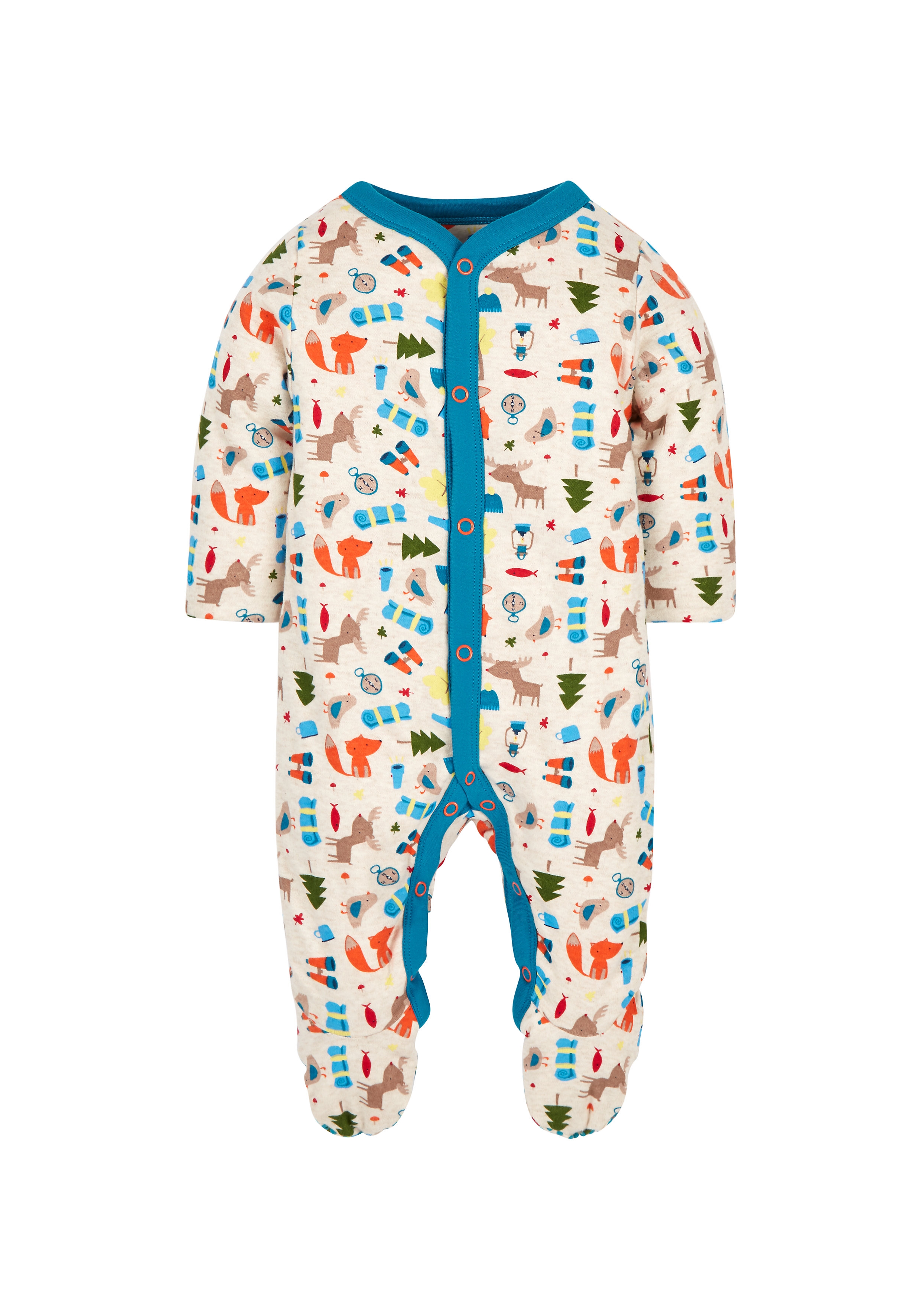 Mothercare | Boys Full Sleeves Sleepsuits Wadded - Multicolor 0