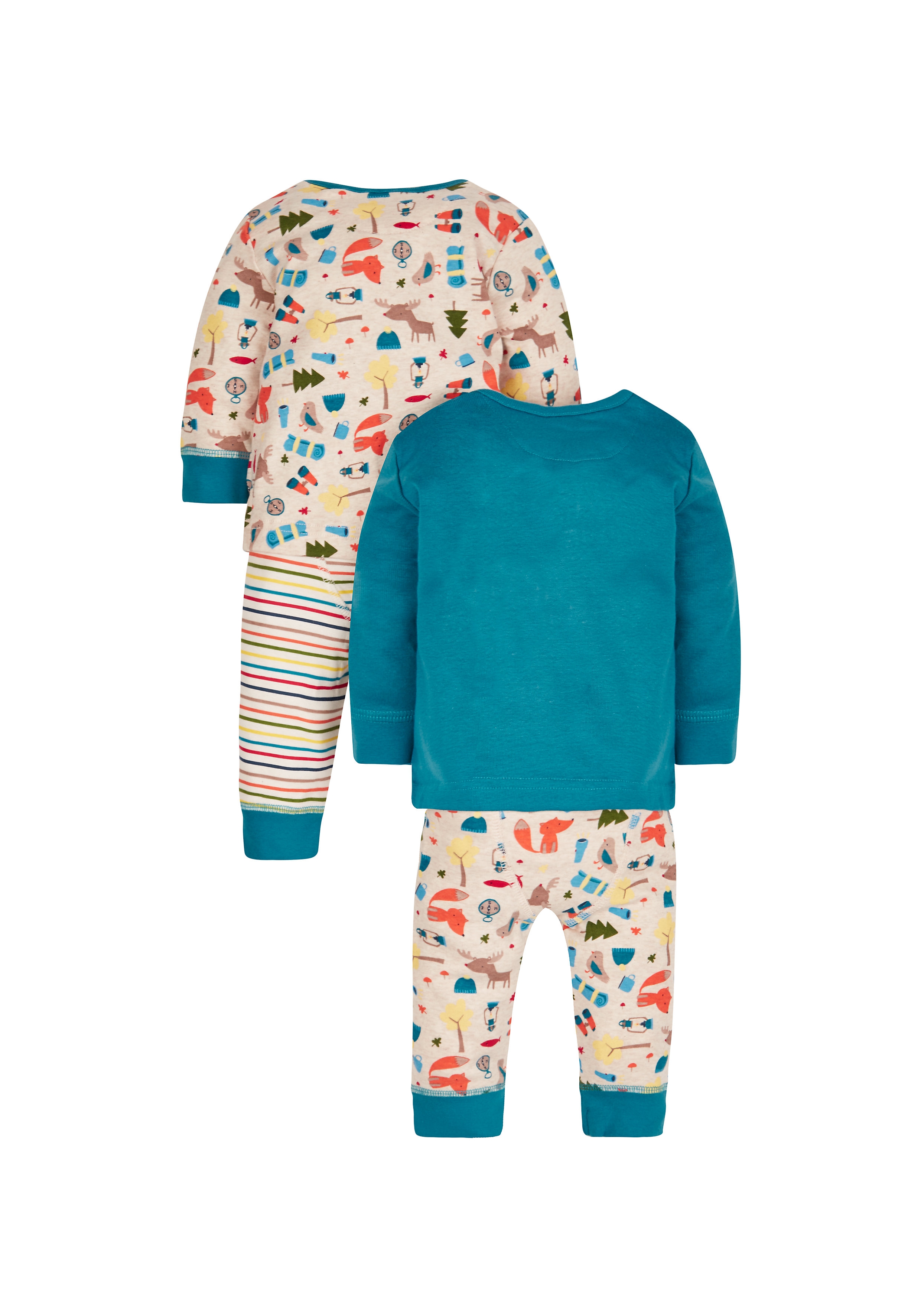 Mothercare | Boys Full Sleeves Pyjama Sets - Pack of 2 - Multicolor 1