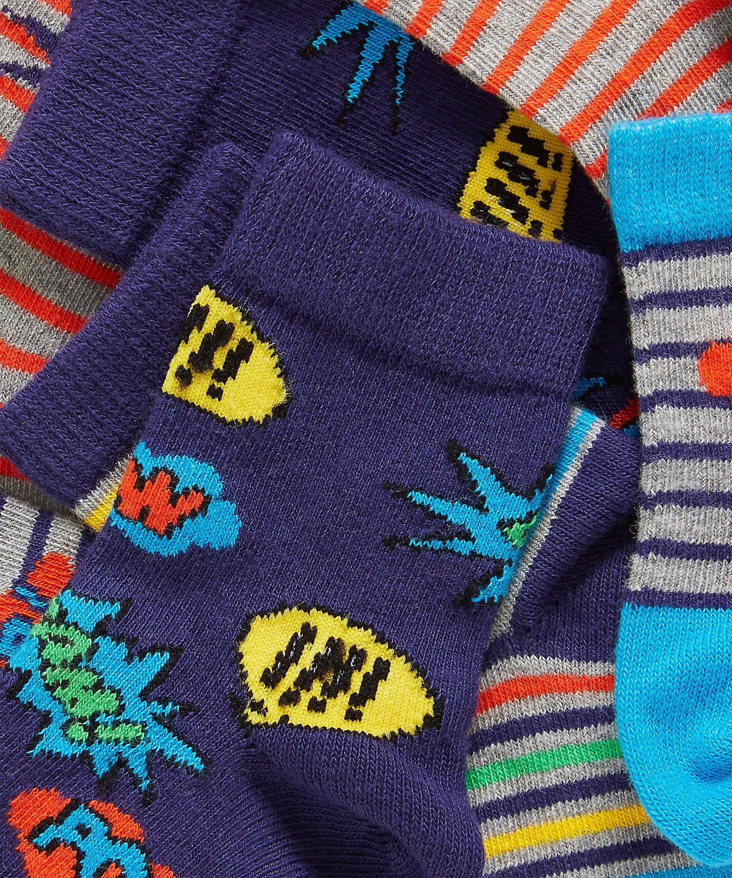 Mothercare | Boys  Socks Striped Design - Pack Of 4 - Multicolor 1