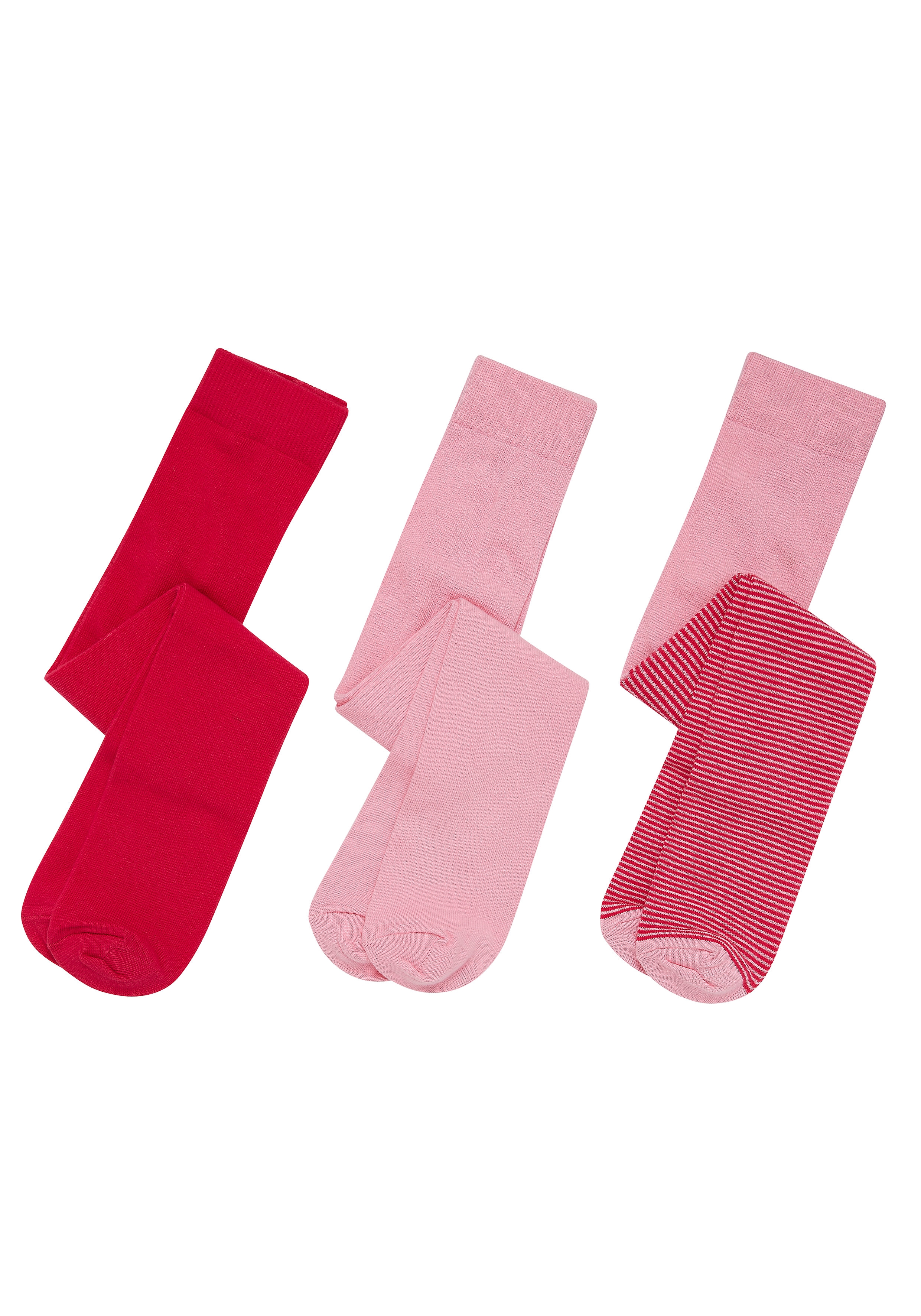 Mothercare | Girls Tights Striped - Pack Of 3 - Multicolor 0