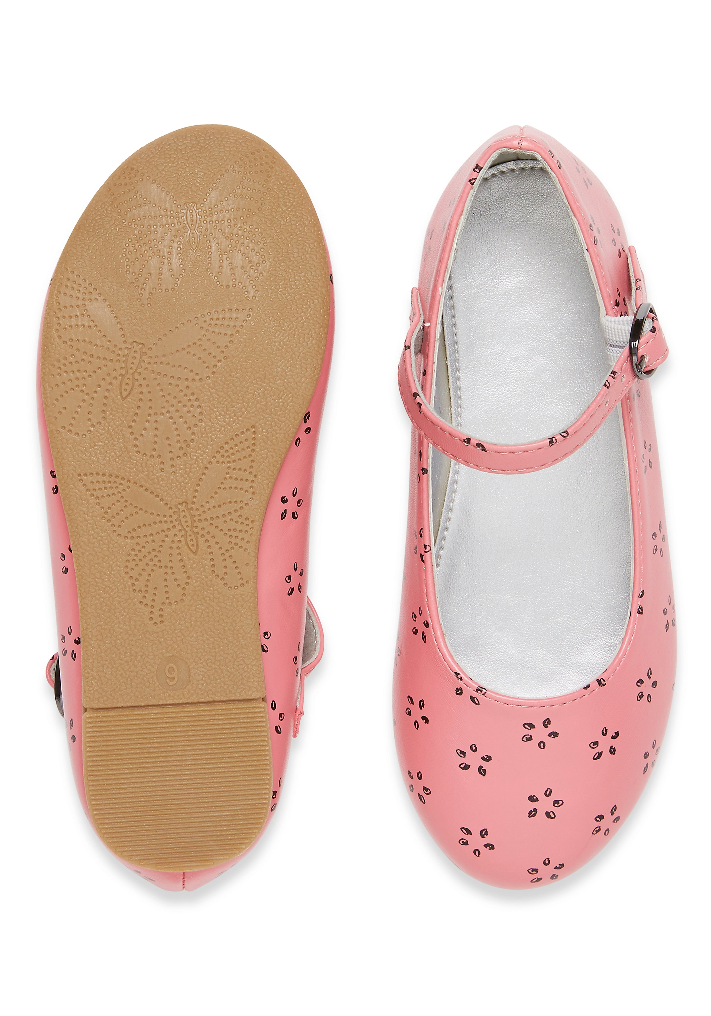 Mothercare | Coral Girls Flower Shoes 2