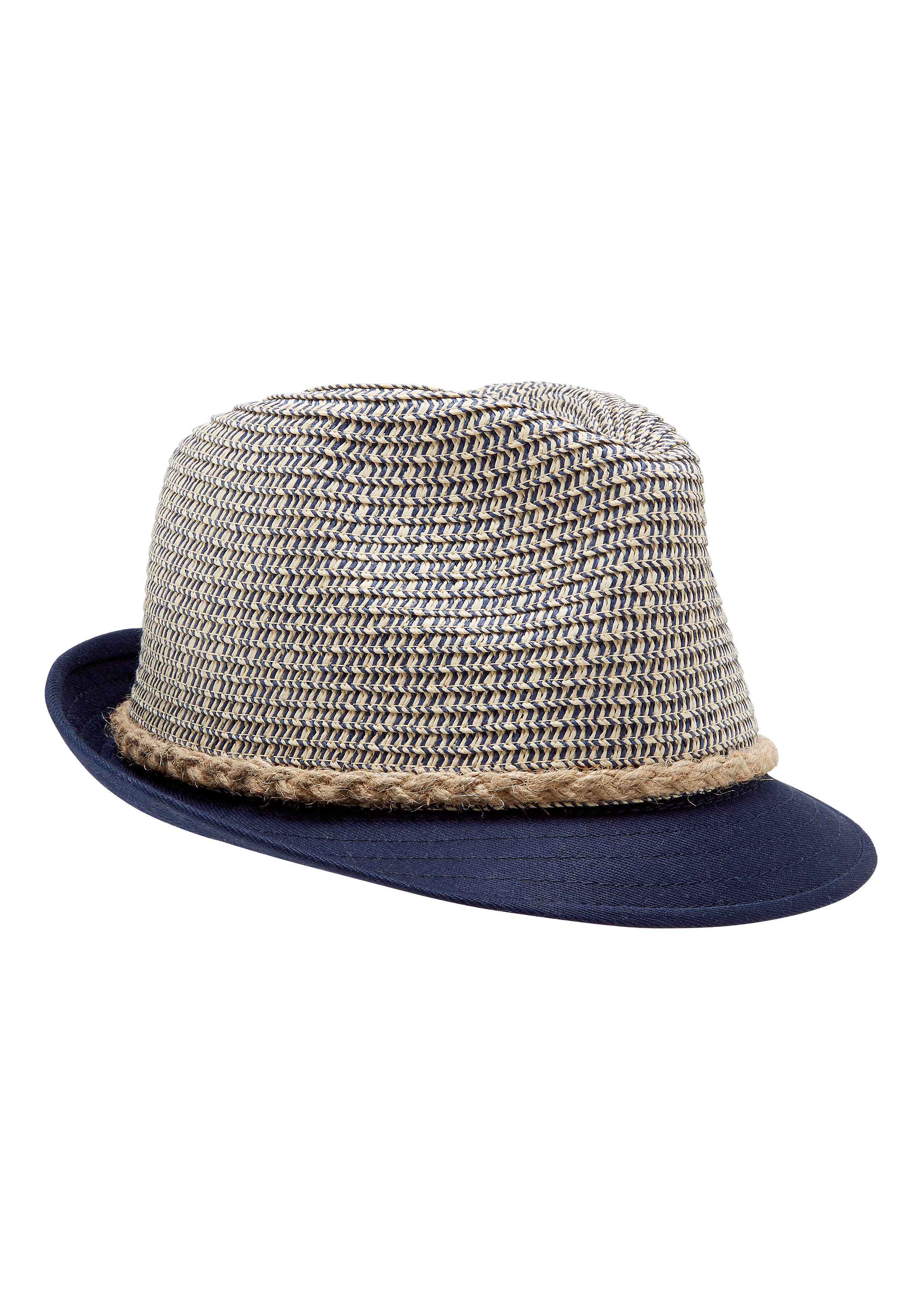 Mothercare | Boys Two Tone Straw Hat - Navy 0
