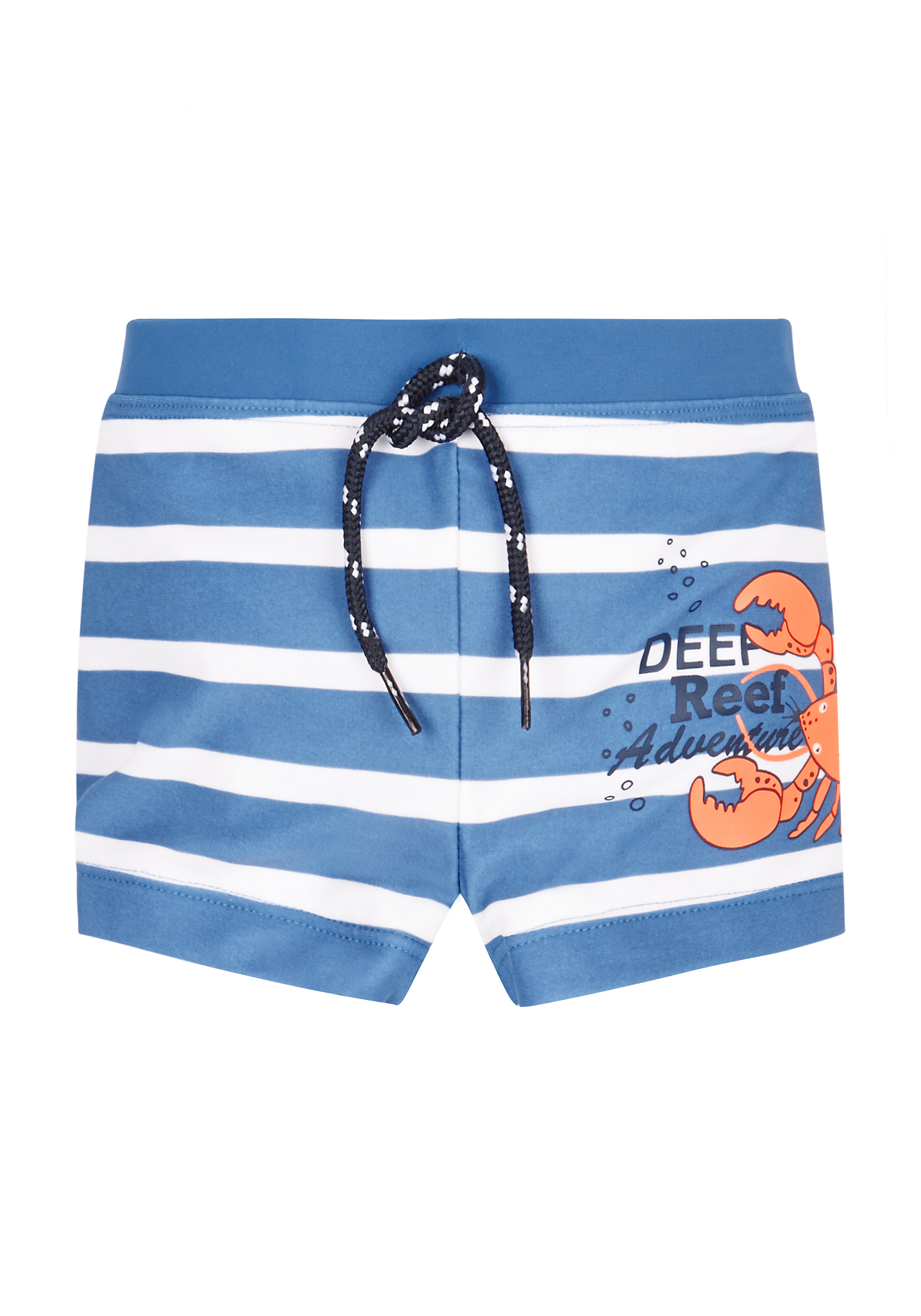 Mothercare | Boys Lobster Swimming Trunks - Blue & White 2