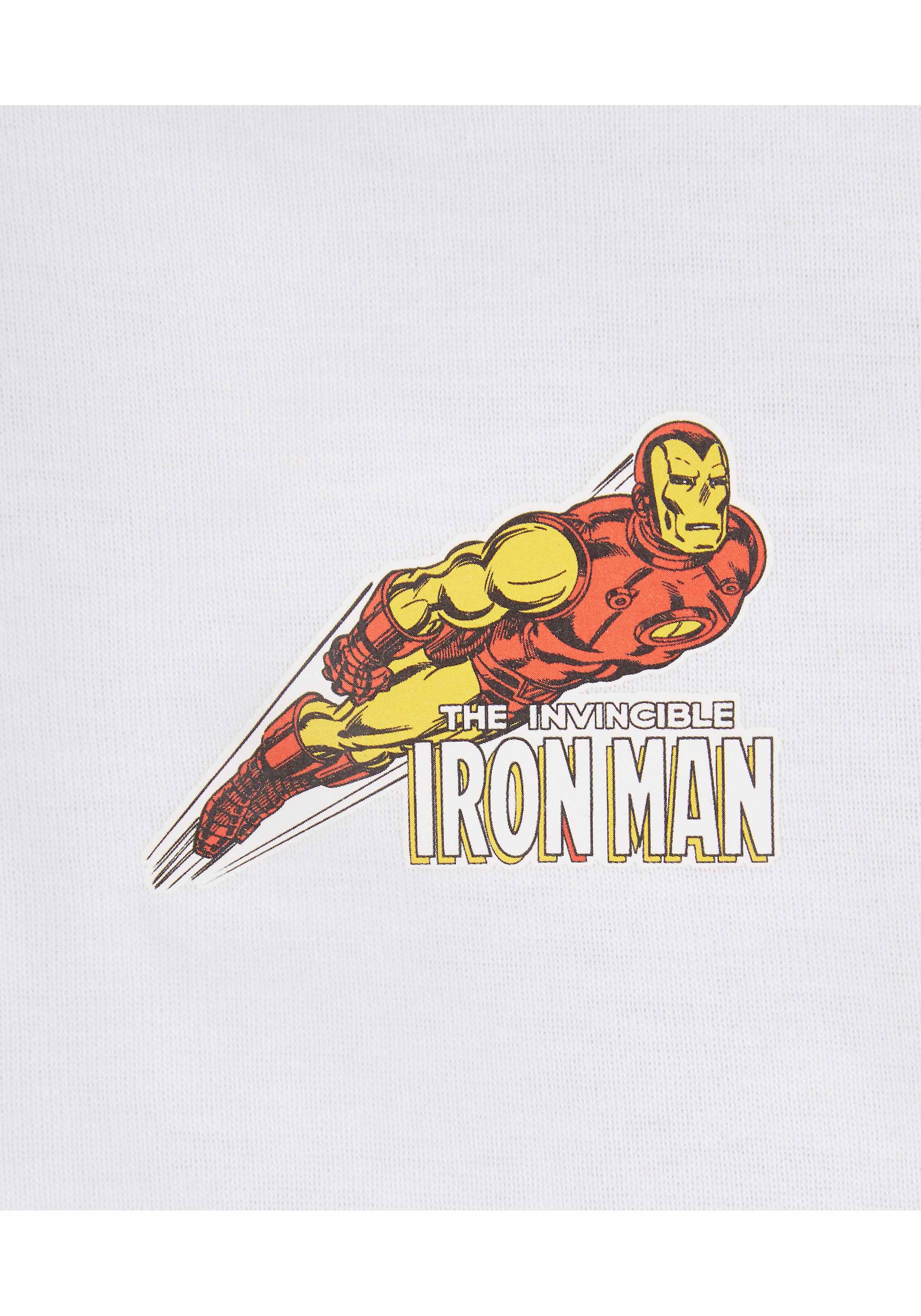 Boys Sleeveless Vest Marvel Iron Man Print - Pack Of 2 - White