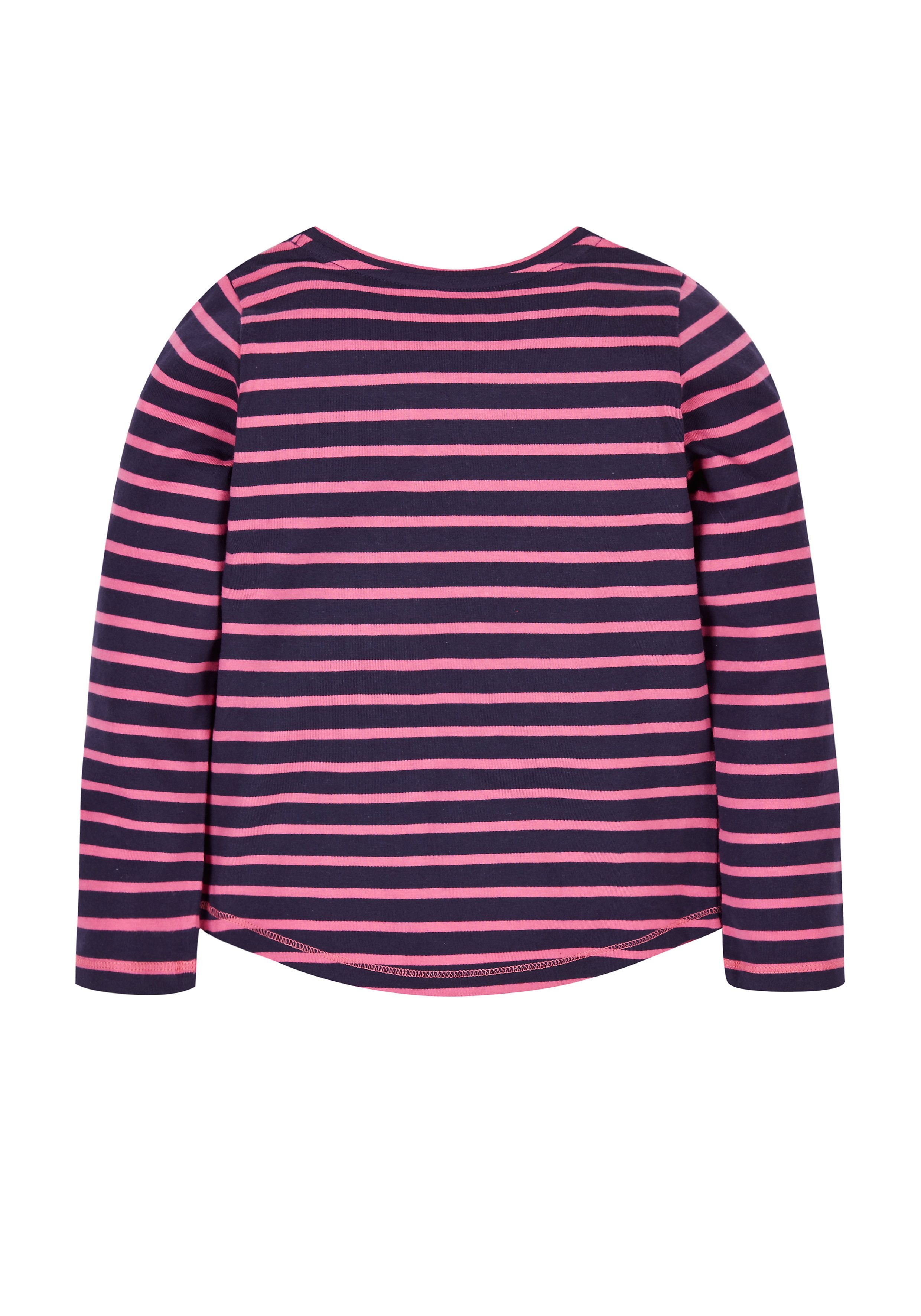 Mothercare | Stripe Sequin Cat T-Shirt 1