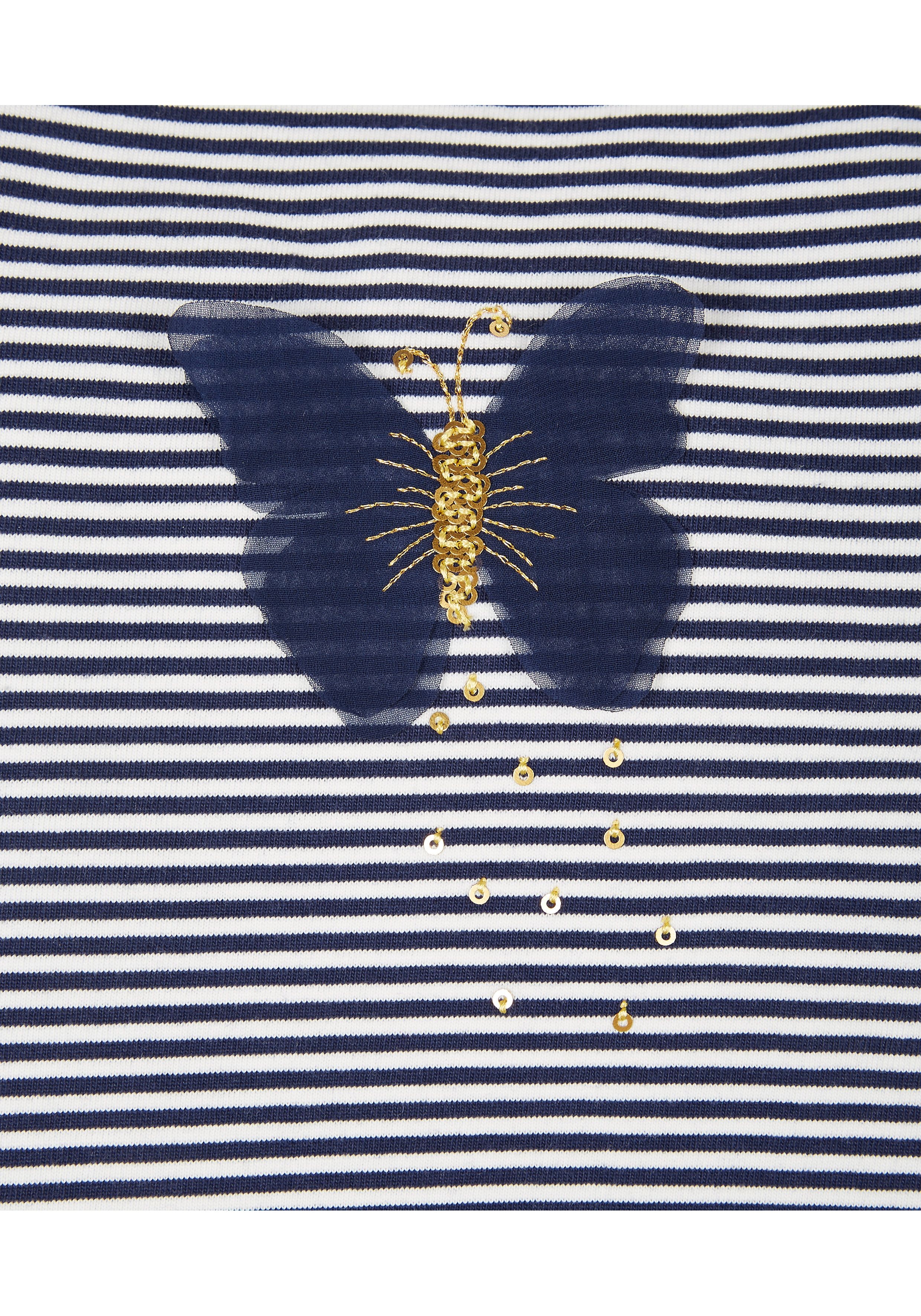 Mothercare | Stripe Butterfly Jersey Dress 2