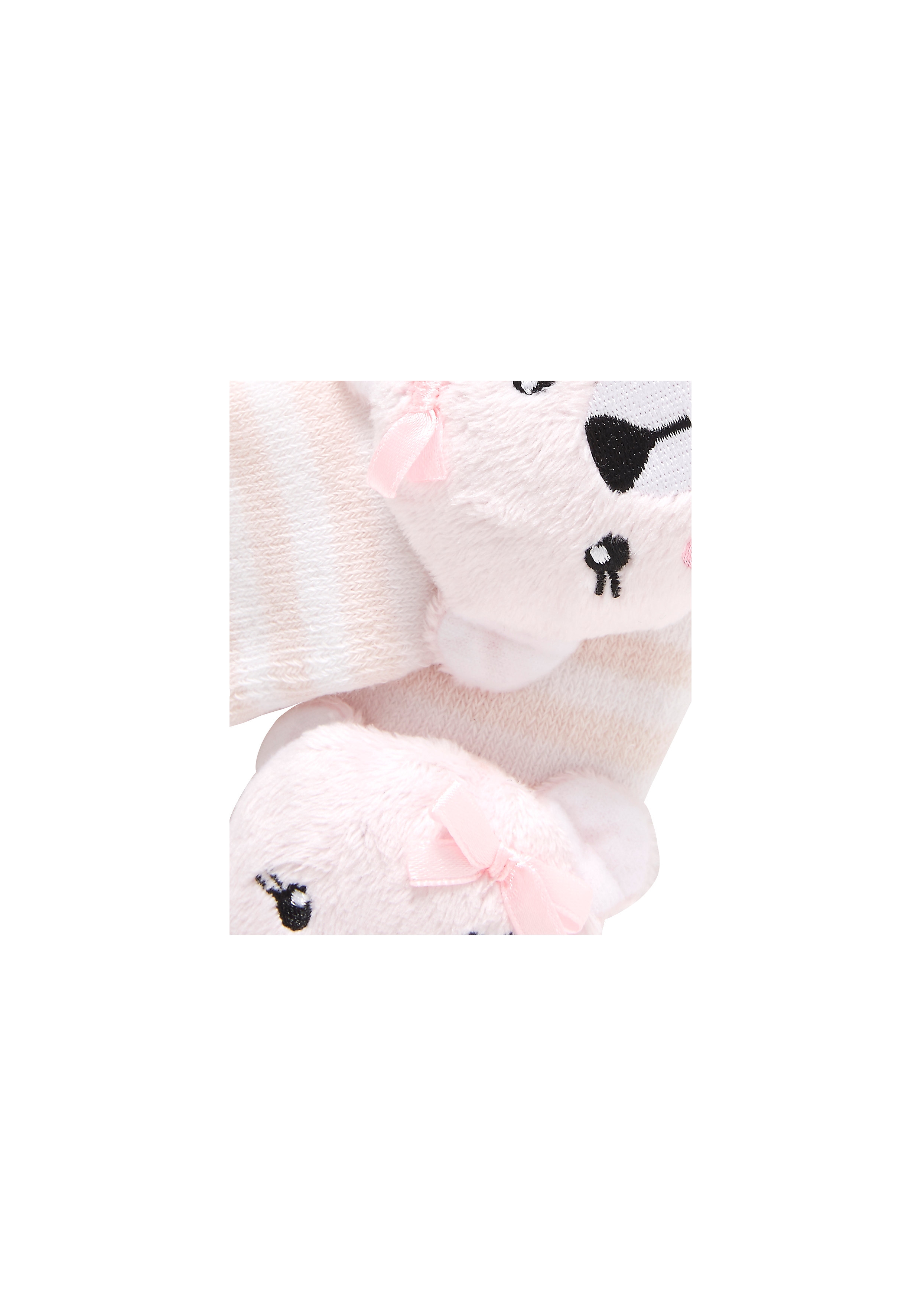 Mothercare | Girls Socks 3D Cat Detail - Pink 1