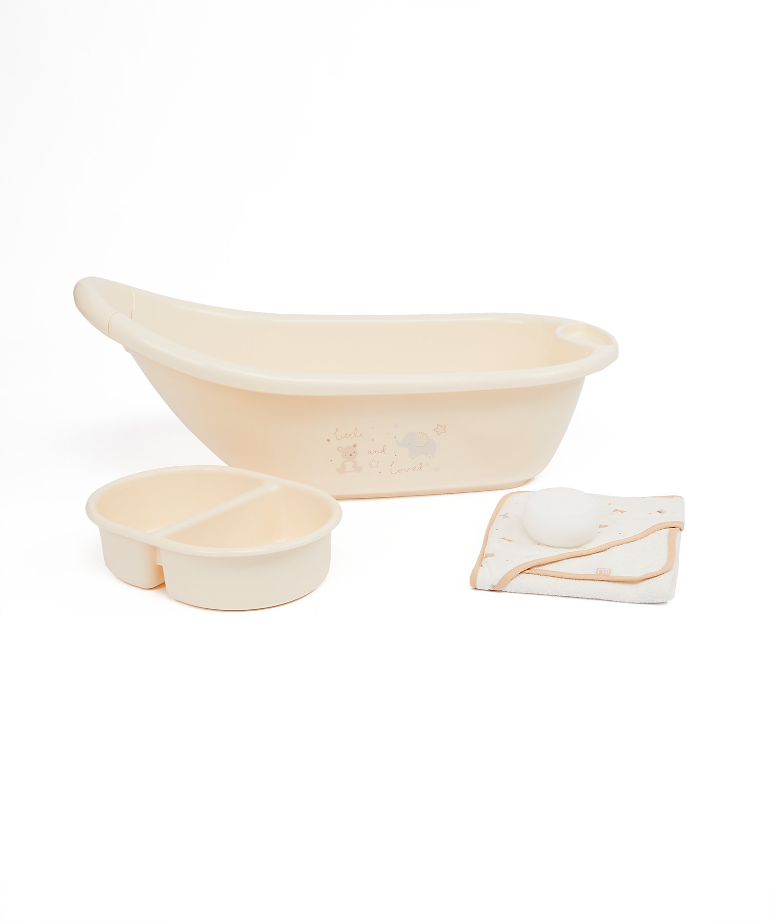 Mothercare | Mothercare Little And Loved Bath Stands & Box Cream 0