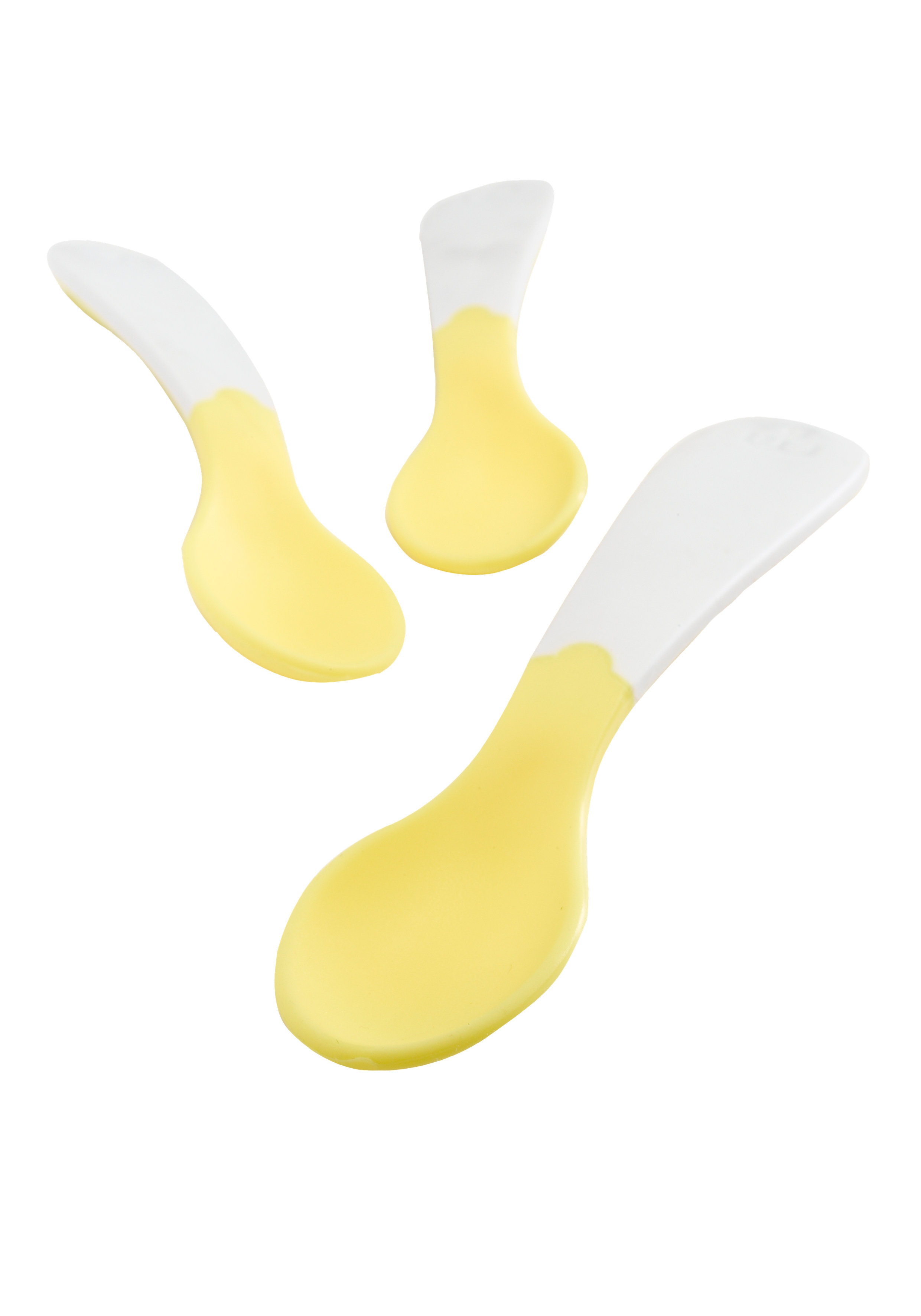Mothercare | Mothercare Short Spoons Pack of 3 White / Yellow 1