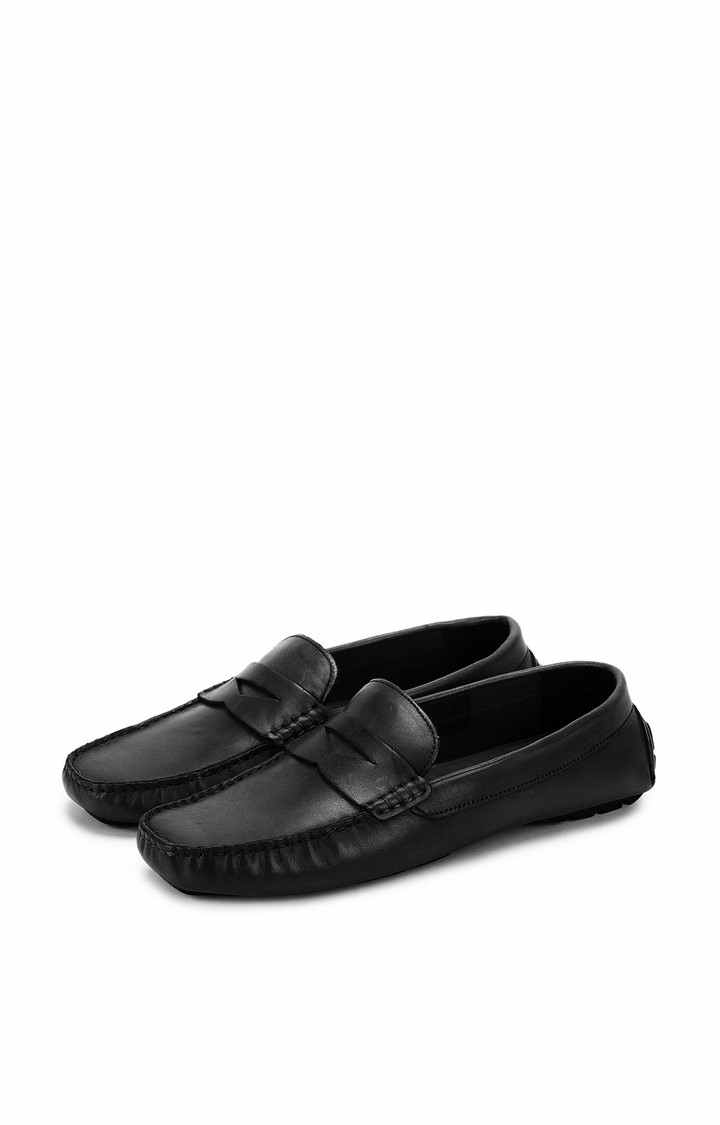 Marshal Black Driver Loafers
