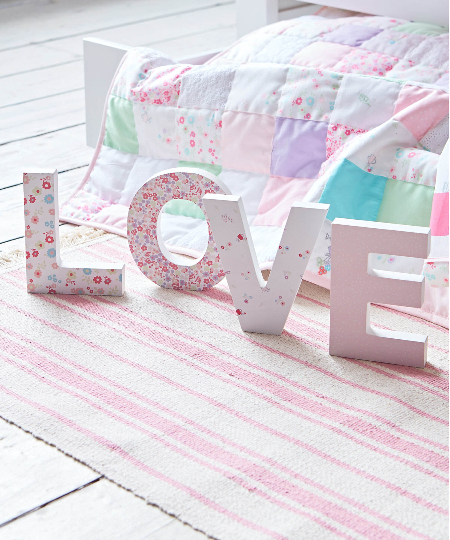 Mothercare | Mothercare My Little Garden Love Letters Pink 1