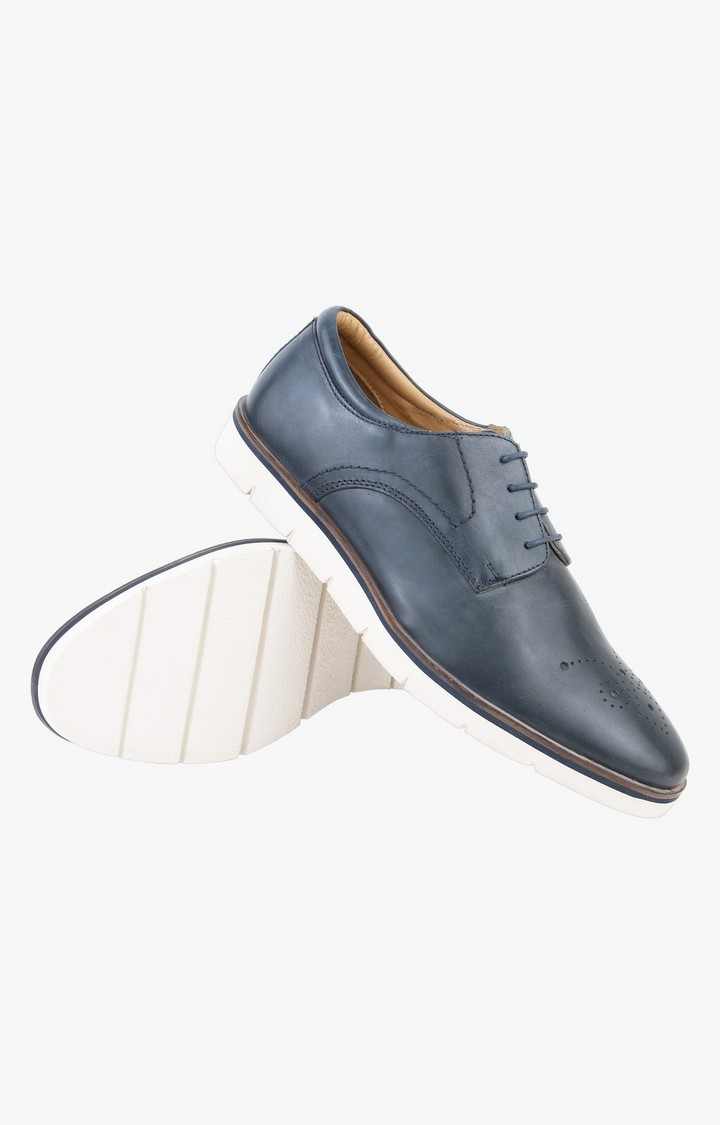Bluebell Blue Tie-Ups & Dress Loafers