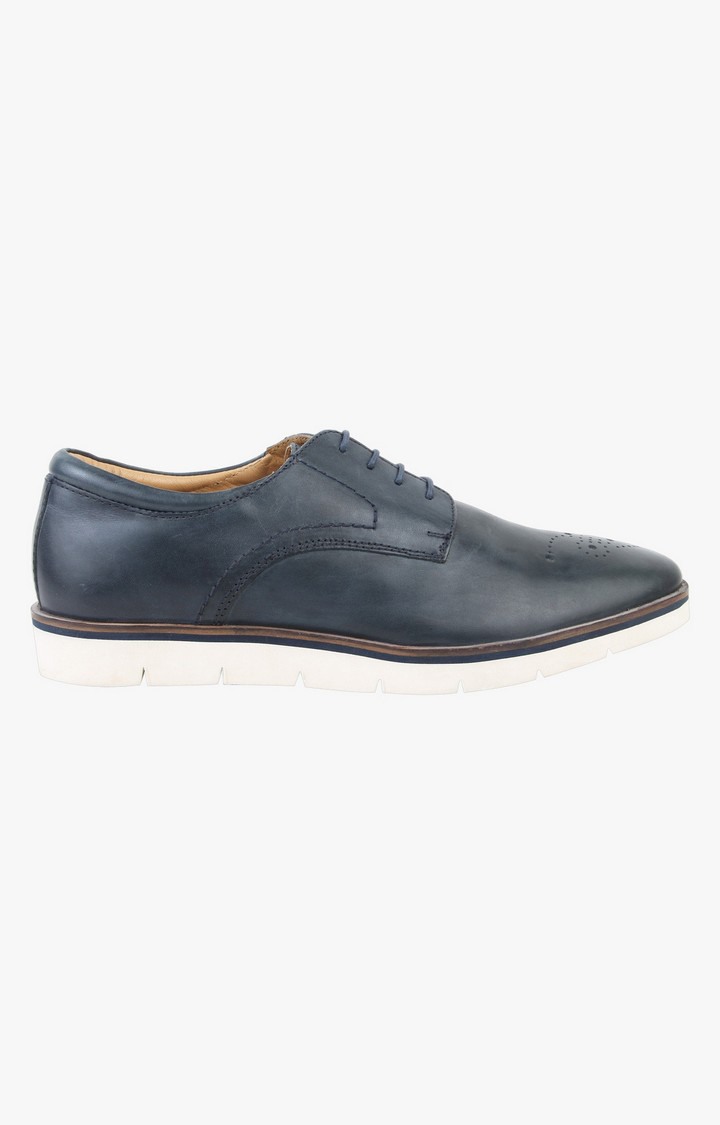 Bluebell Blue Tie-Ups & Dress Loafers